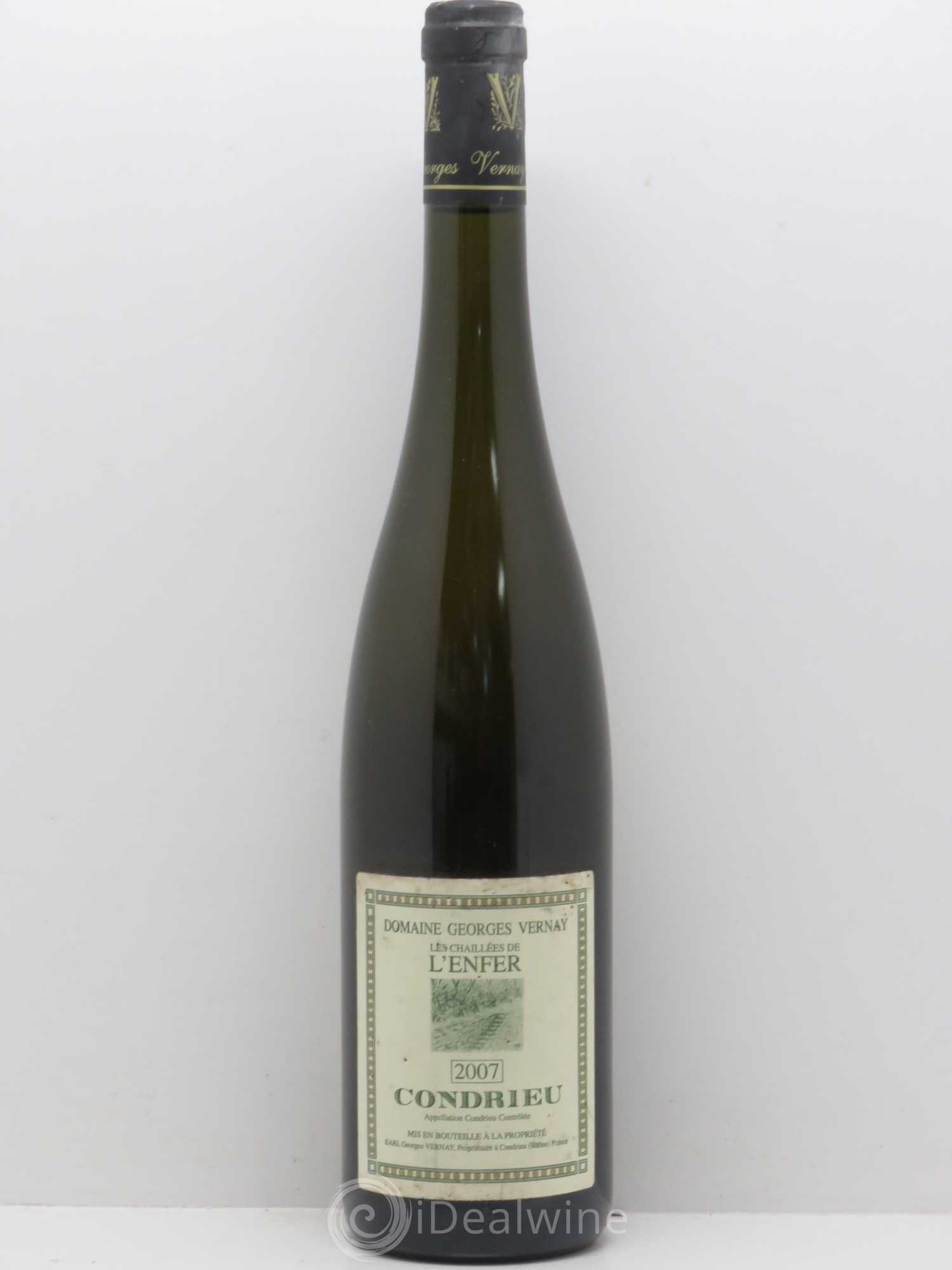Condrieu Les Chaillées de l'Enfer Georges Vernay 2007 - Lot de 1 bouteille - 0