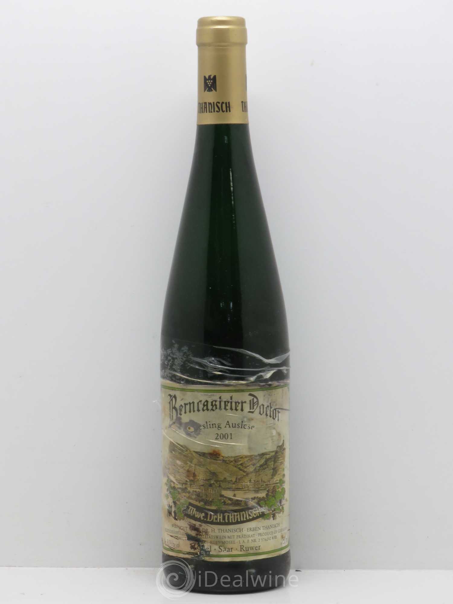 Riesling Dr. H. Thanisch Bernkasteler Doctor Auslese 2001 - Lot de 1 bouteille - 0