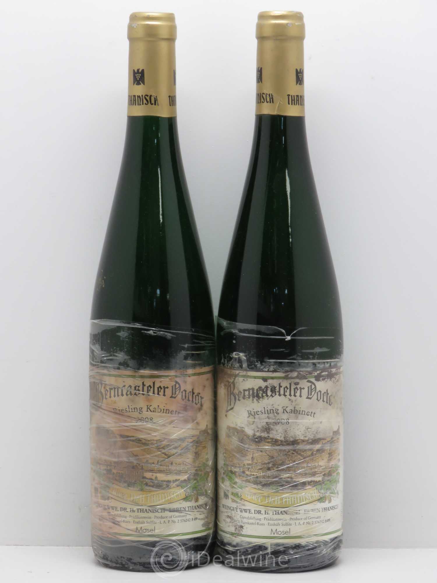 Riesling Weingut Dr Thanisch Berncasteler Doctor Kabinett 2008 - Posten von 2 Flaschen - 0