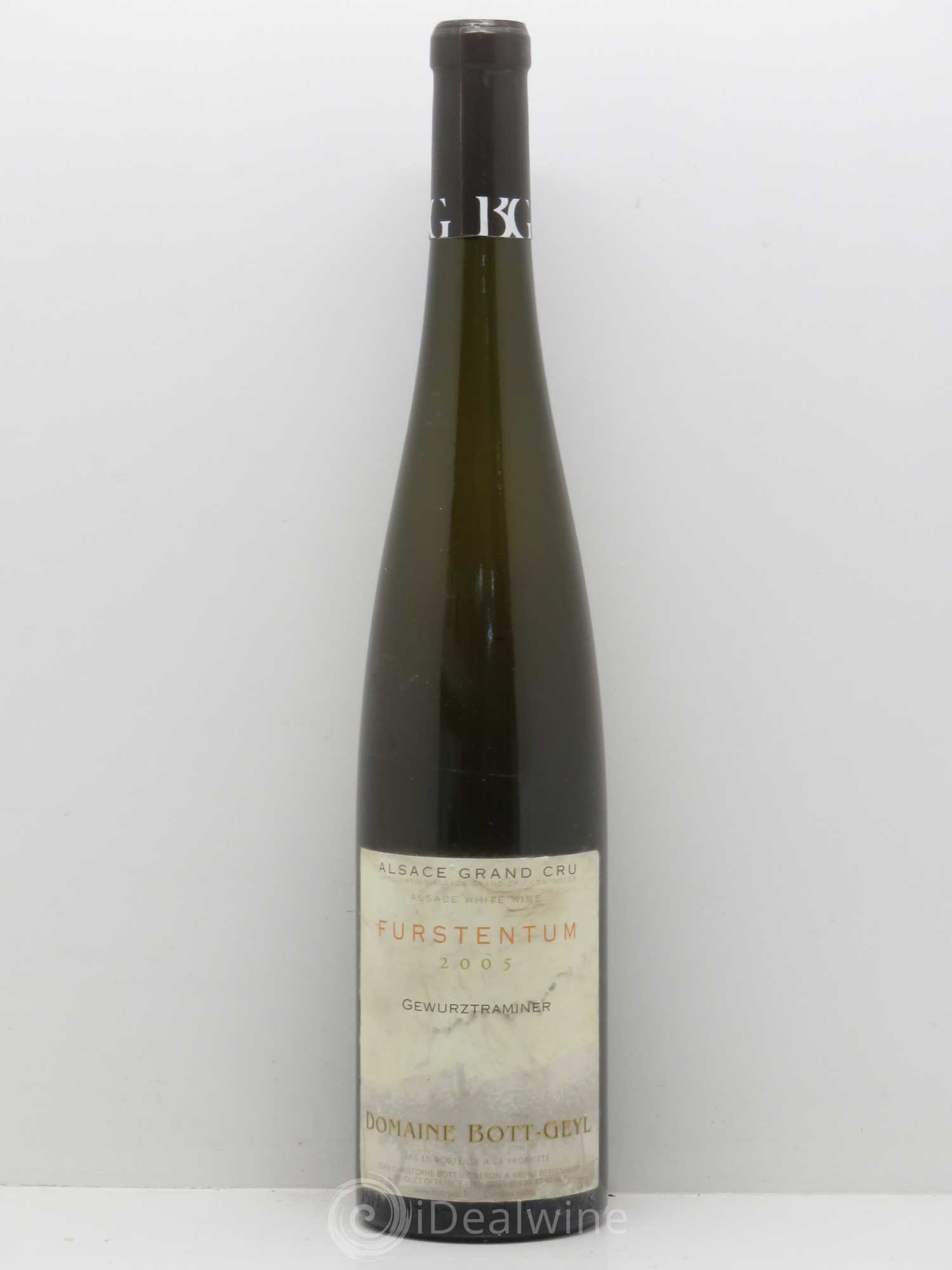 Alsace Gewurztraminer Grand Cru Furstentum Bott-Geyl (Domaine) 2005 - Lotto di 1 bottiglia - 0
