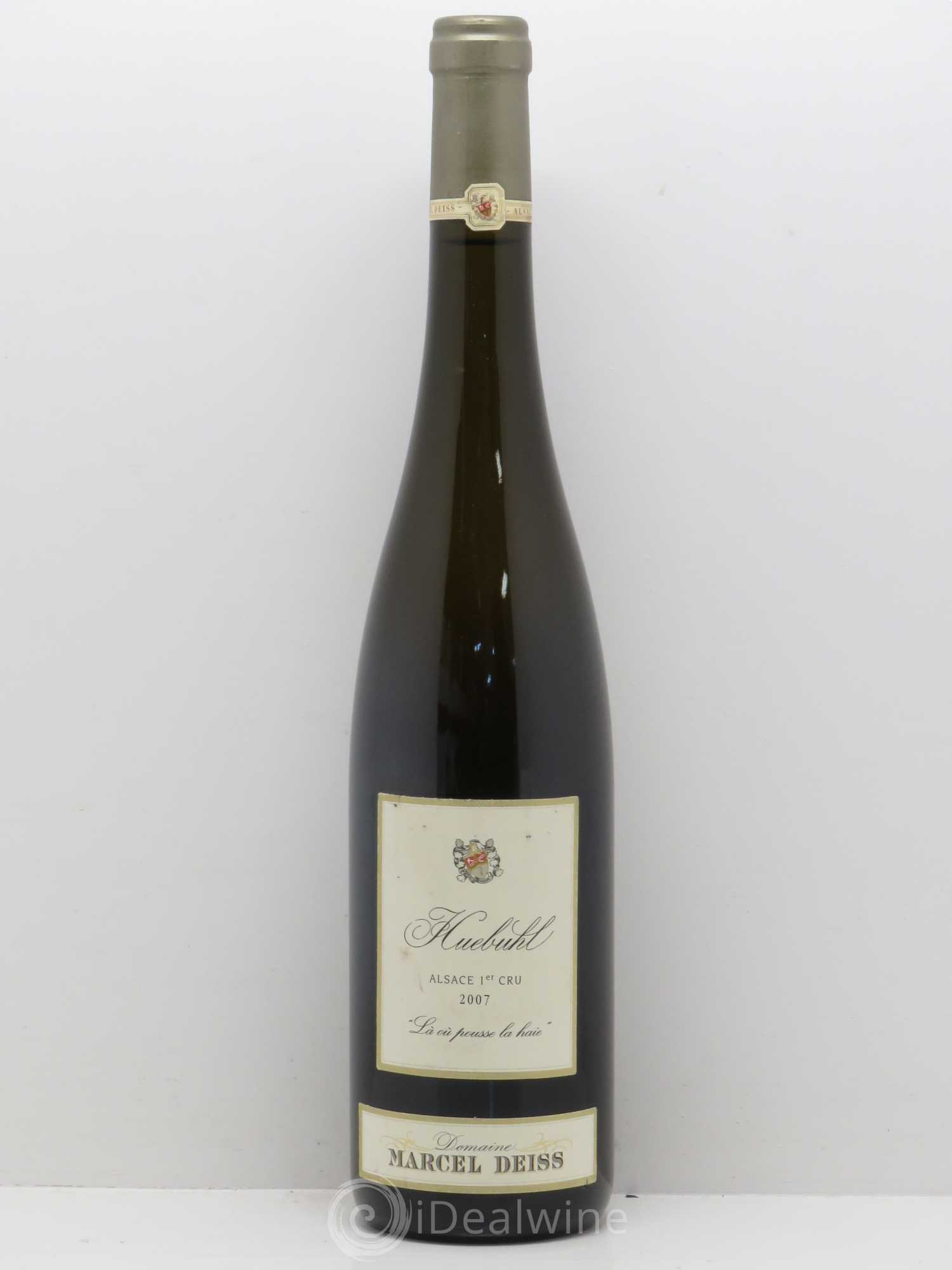 Alsace Huebuhl Marcel Deiss (Domaine) Premier Cru La ou pousse la haie 2007 - Posten von 1 Flasche - 0