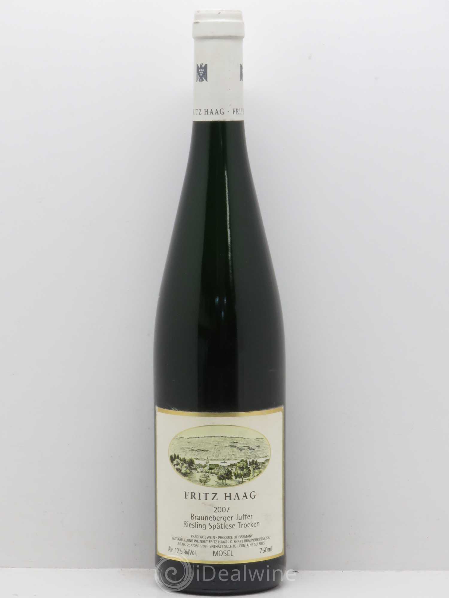 Riesling Fritz Haag Trocken 2007 - Posten von 1 Flasche - 0