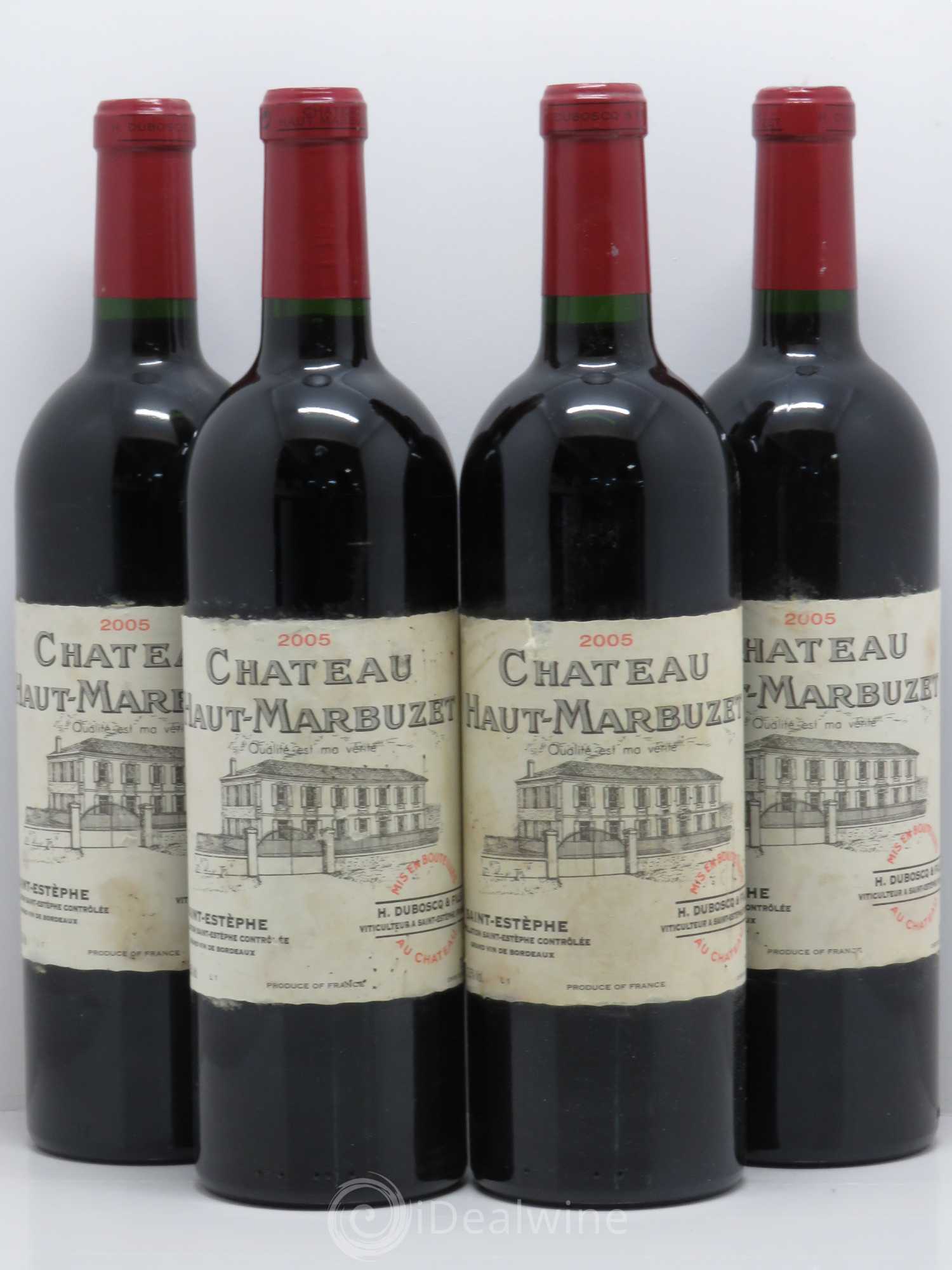 Château Haut Marbuzet 2005 - Lot de 4 bouteilles - 0