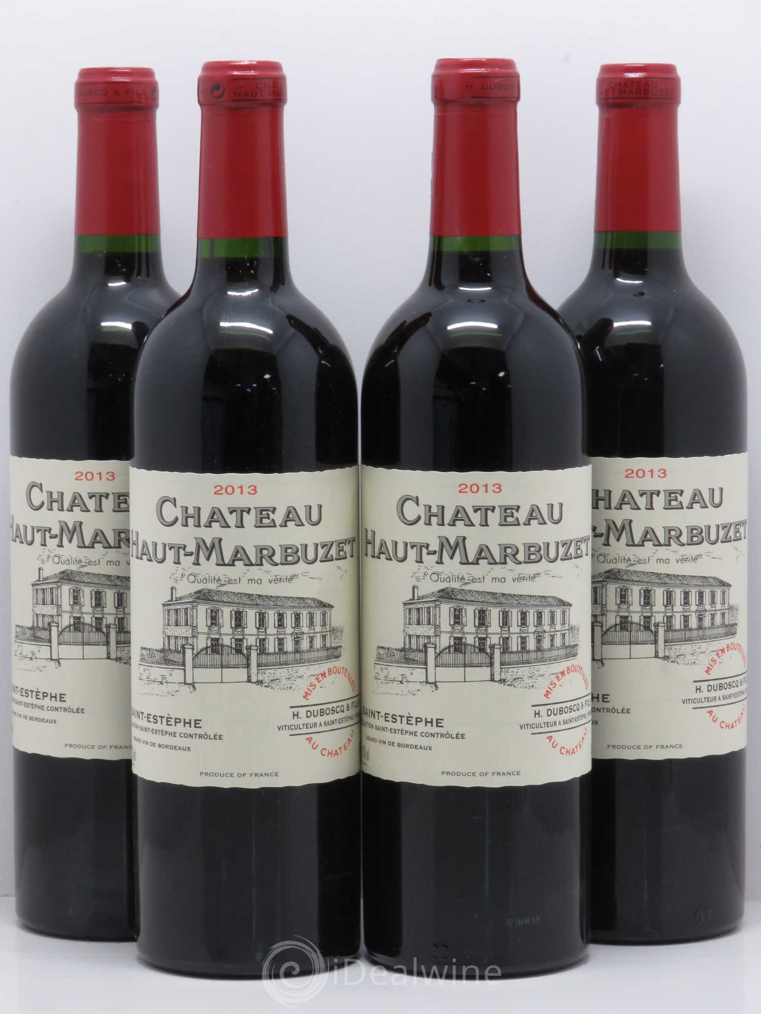 Château Haut Marbuzet 2013 - Lot de 4 bouteilles - 0
