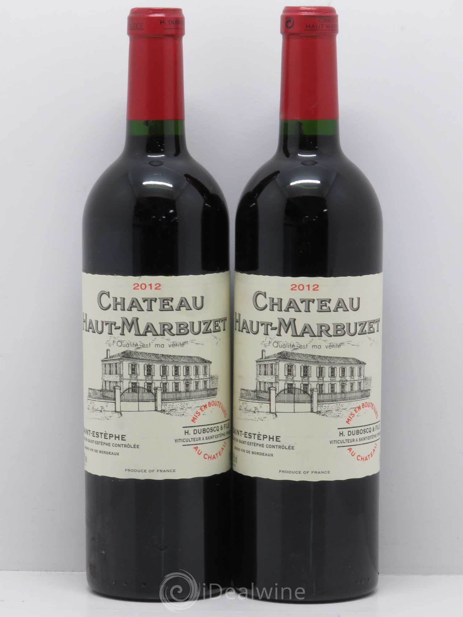 Château Haut Marbuzet 2012 - Lot de 2 bouteilles - 0