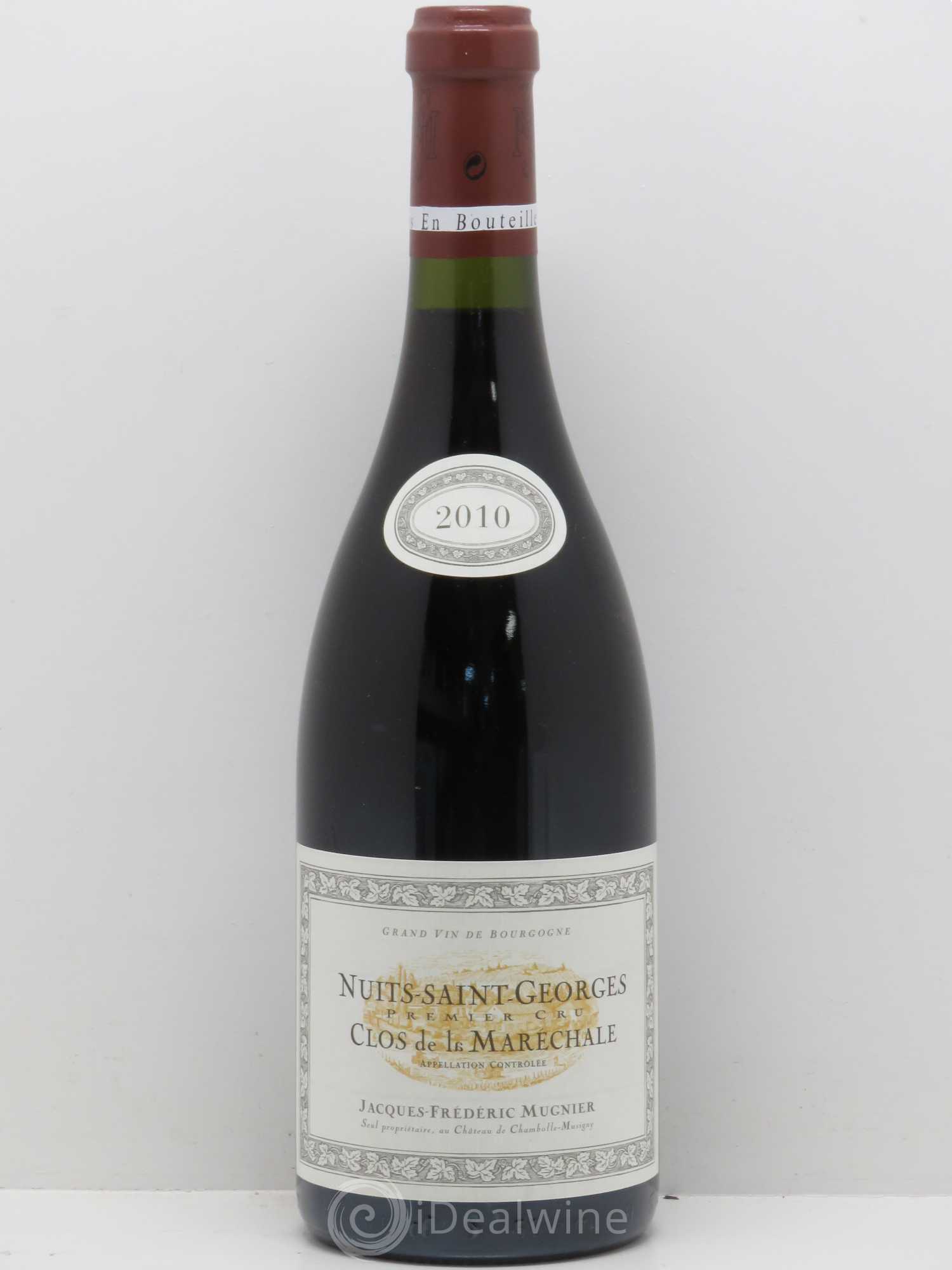 Nuits-Saint-Georges 1er Cru Clos de La Maréchale Jacques-Frédéric Mugnier 2010 - Lot de 1 bouteille - 0