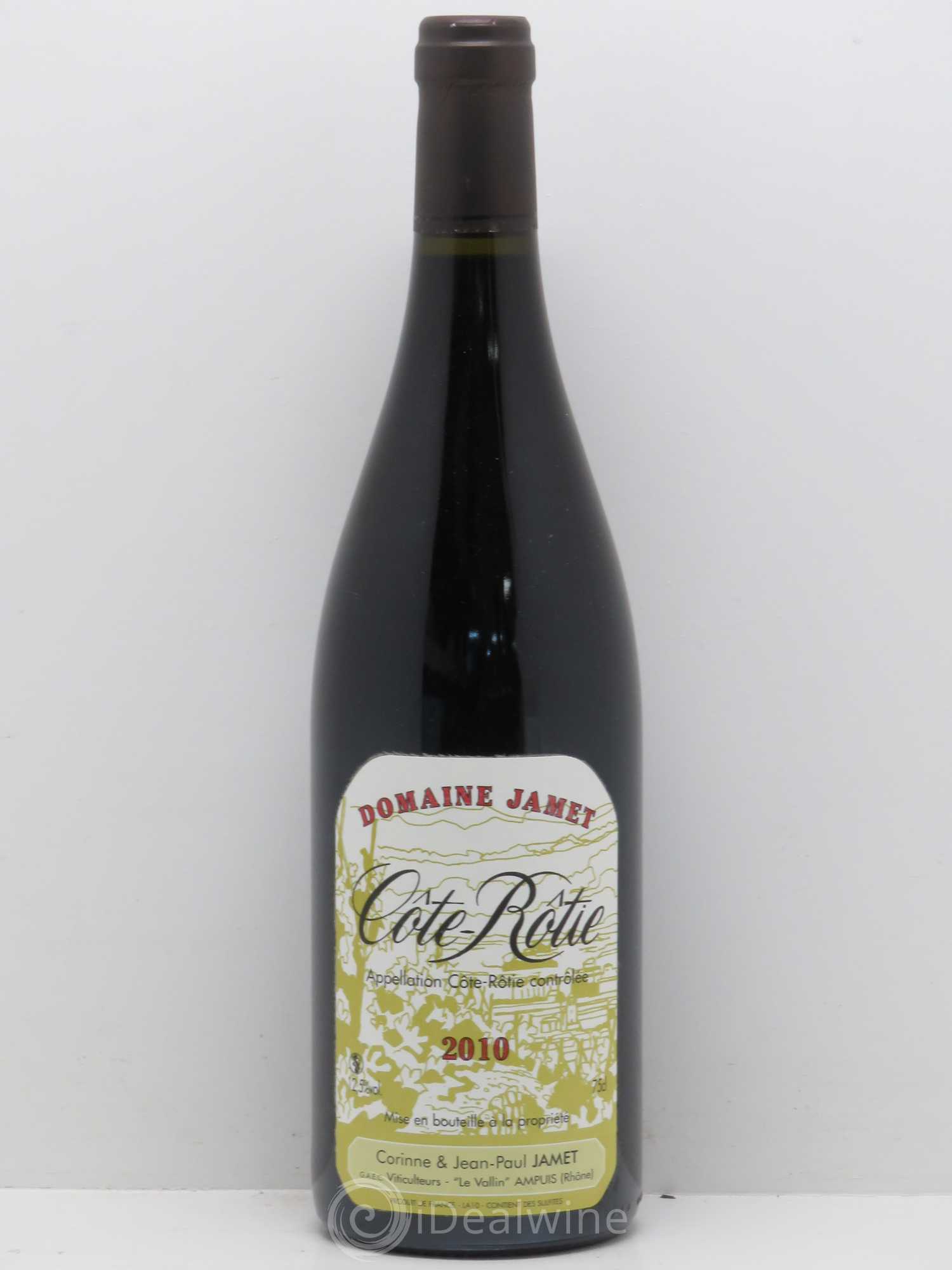 Côte-Rôtie Jamet (Domaine) 2010 - Lot de 1 bouteille - 0