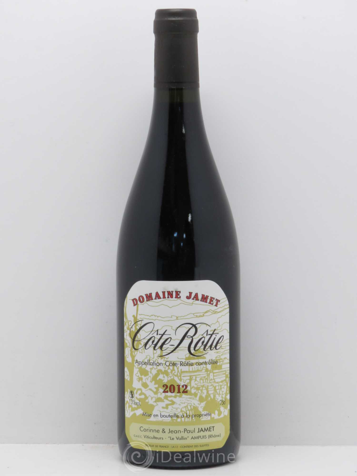 Côte-Rôtie Jamet (Domaine) 2012 - Lot de 1 bouteille - 0