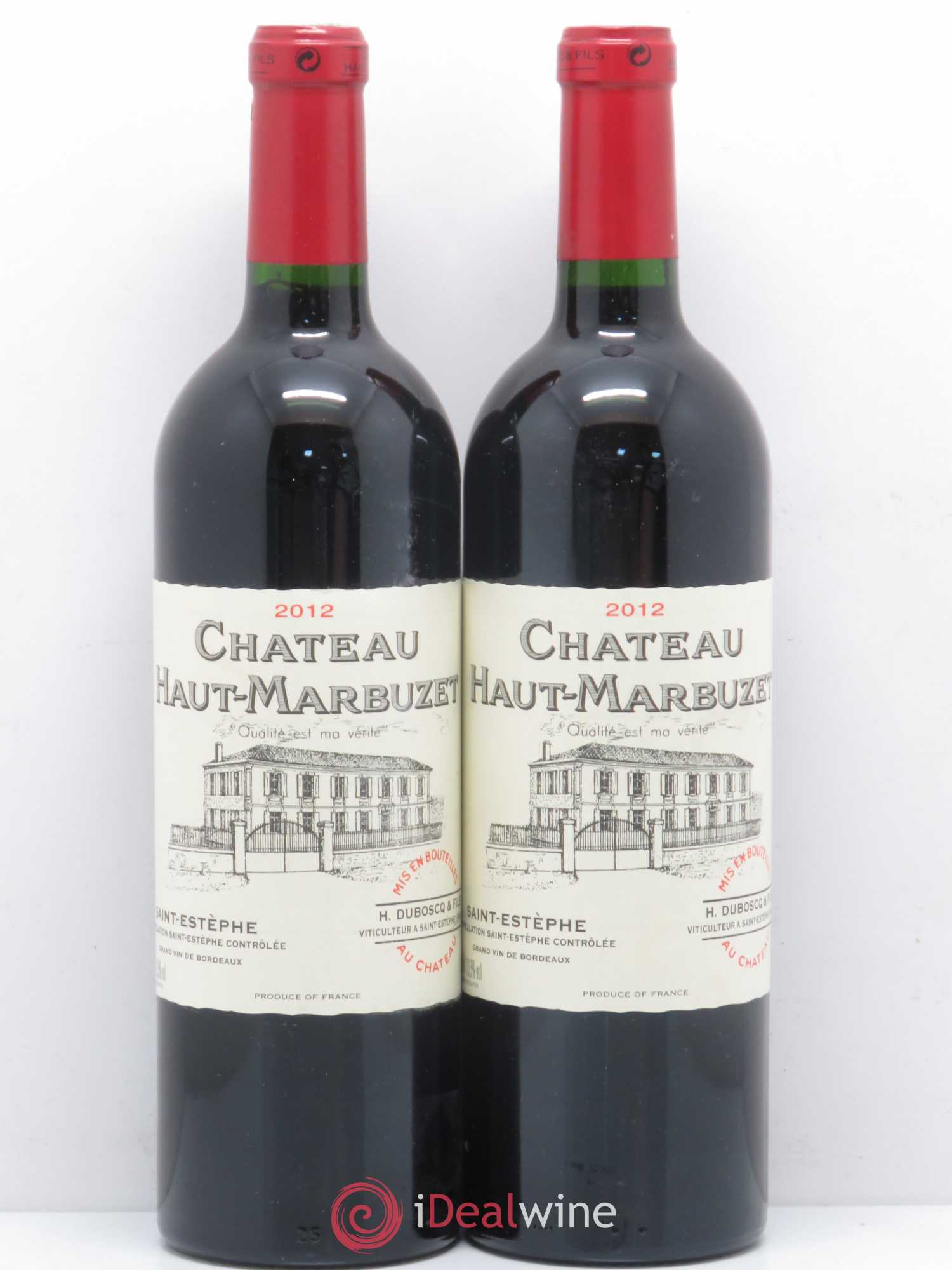 Château Haut Marbuzet 2012 - Lot de 2 bouteilles - 0