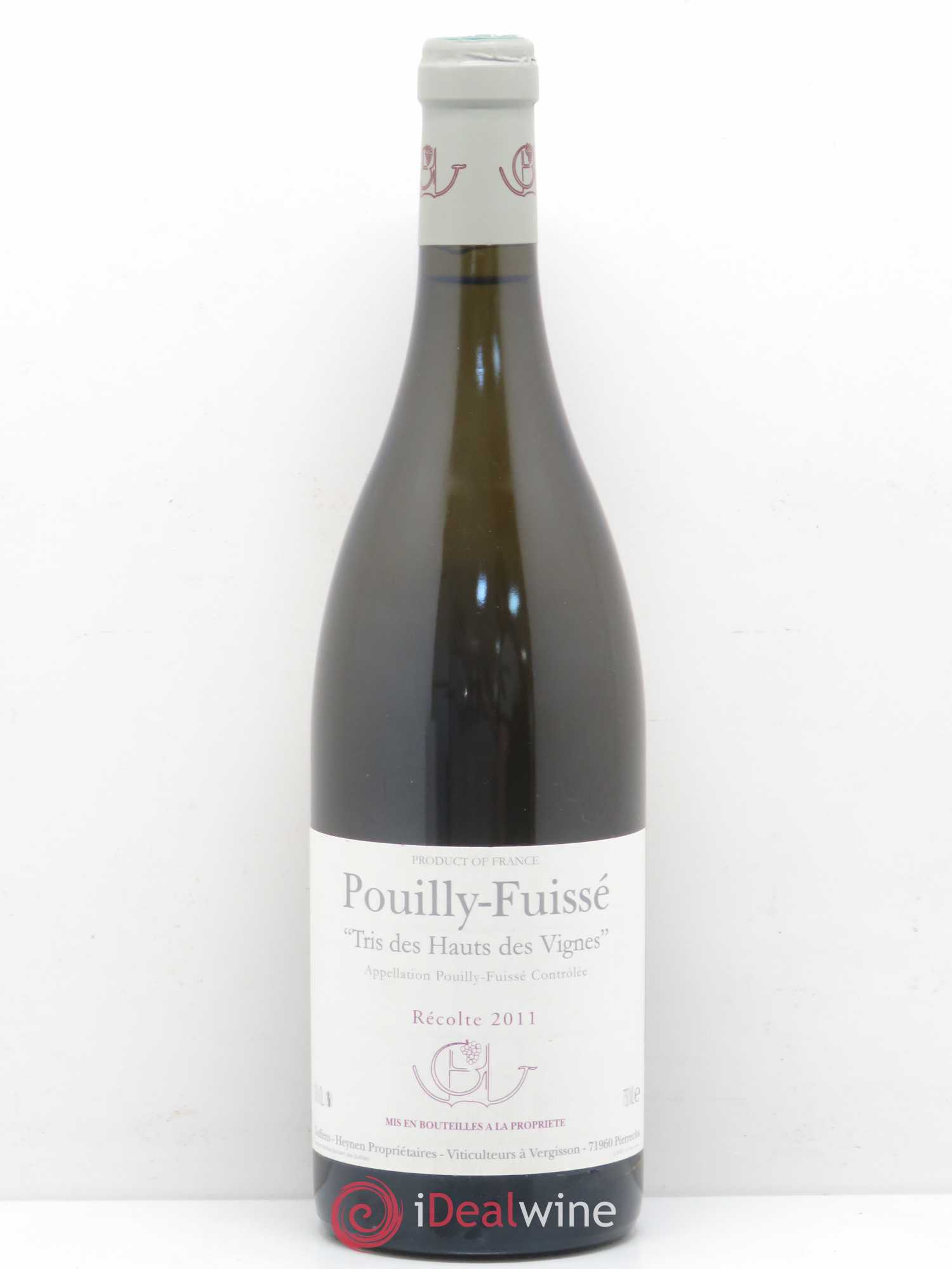 Pouilly-Fuissé Tris des Hauts des Vignes Guffens-Heynen 2011 - Lot de 1 bouteille - 0