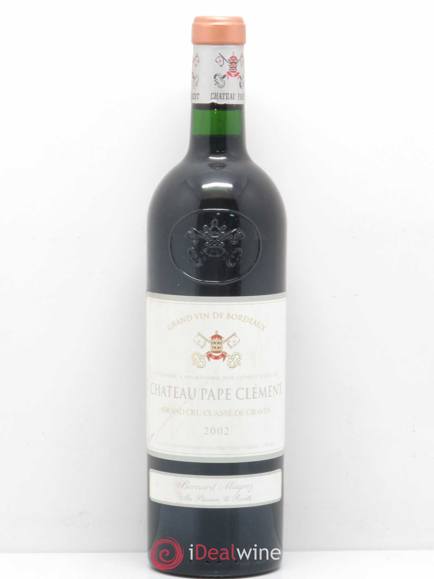 Château Pape Clément Cru Classé de Graves 2002 - Lot de 1 bouteille - 0