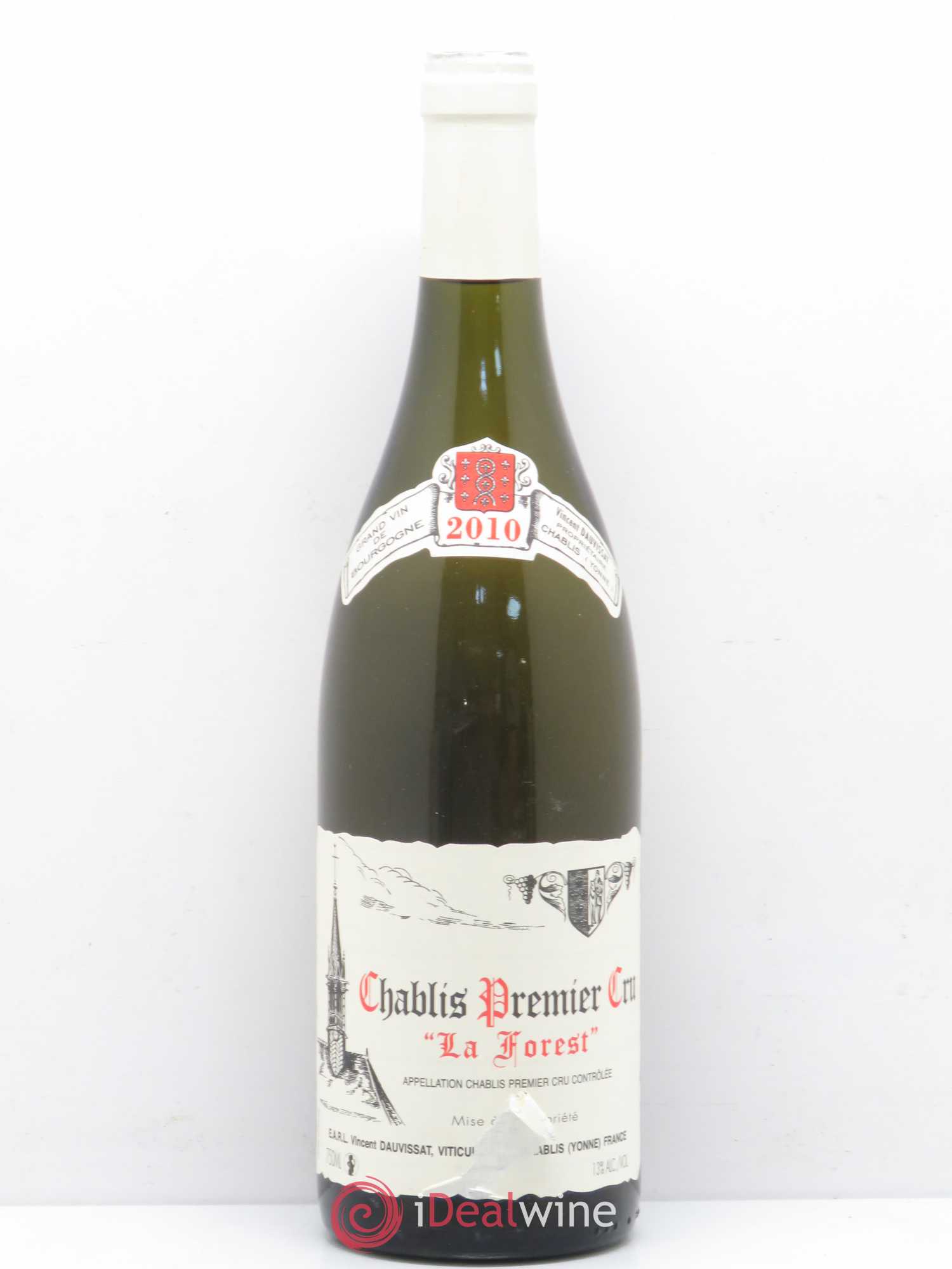 Chablis 1er Cru La Forest Vincent Dauvissat (Domaine) 2010 - Lot de 1 bouteille - 0