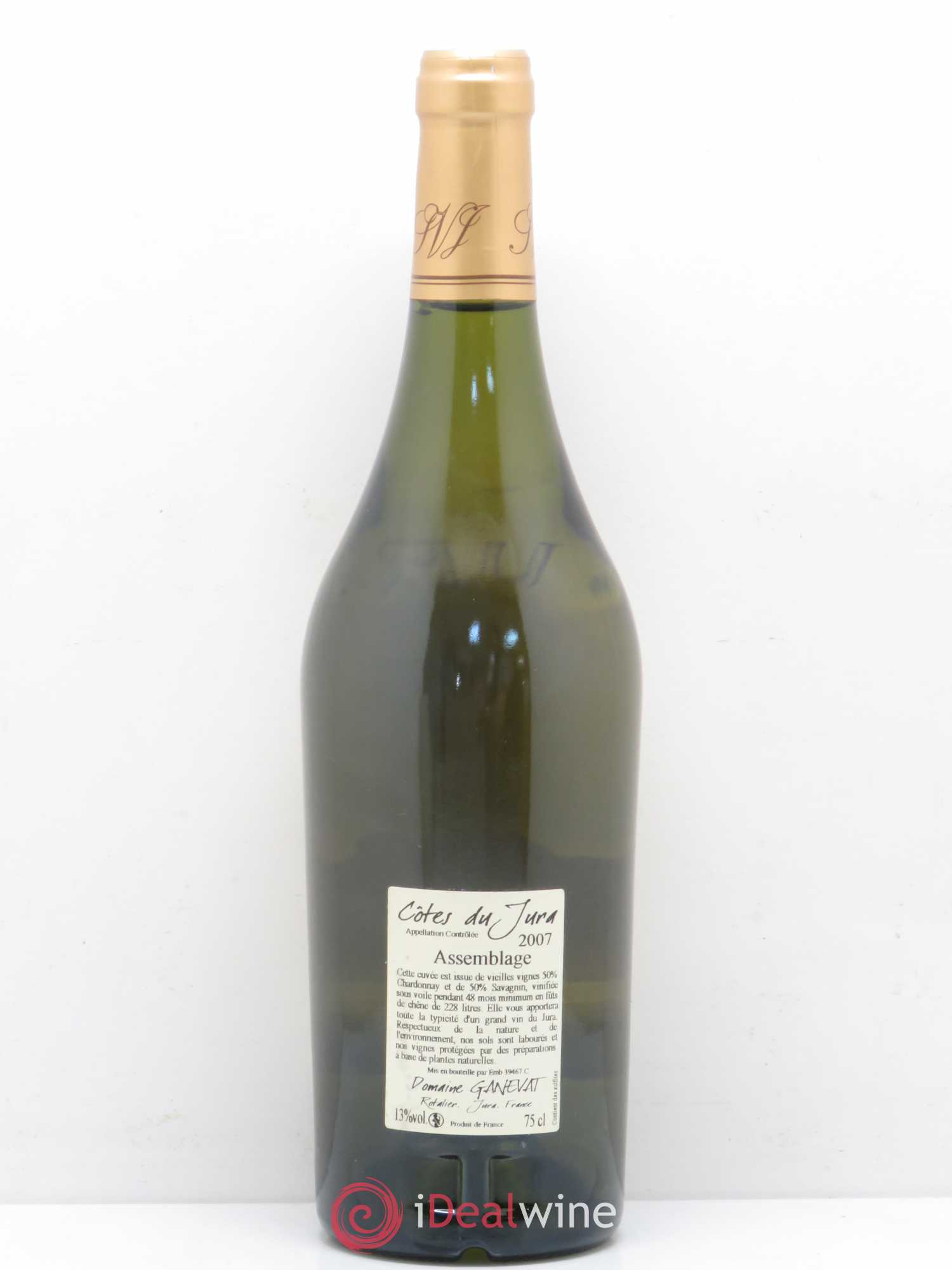 Côtes du Jura Cuvée de Garde Jean-François Ganevat (Domaine) 2007 - Lot de 1 bouteille - 1