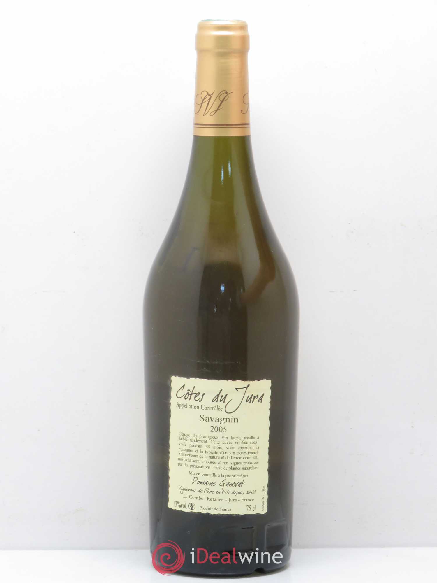 Côtes du Jura Cuvée Prestige Jean-François Ganevat (Domaine) 2005 - Lot de 1 bouteille - 1