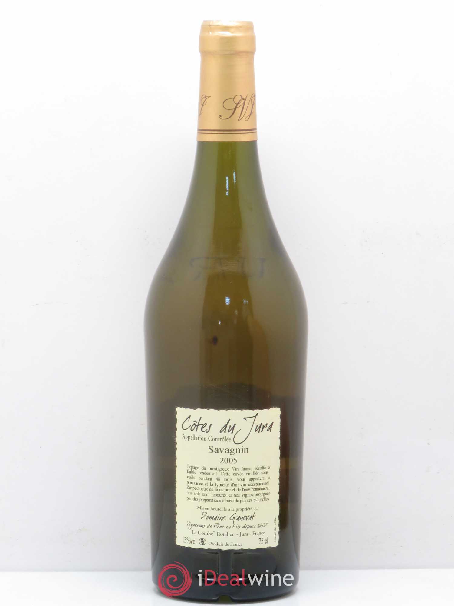 Côtes du Jura Cuvée Prestige Jean-François Ganevat (Domaine) 2005 - Lot de 1 bouteille - 1