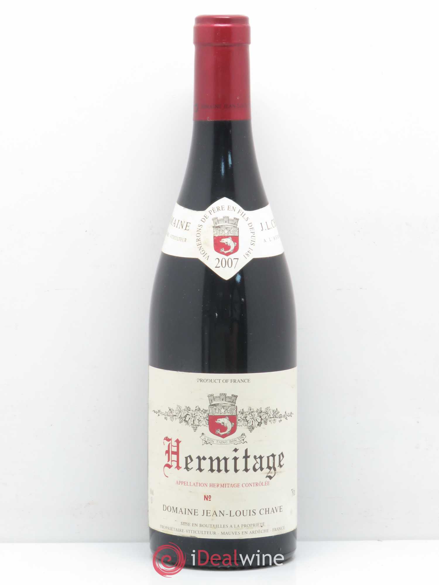 Hermitage Jean-Louis Chave 2007 - Lot de 1 bouteille - 0