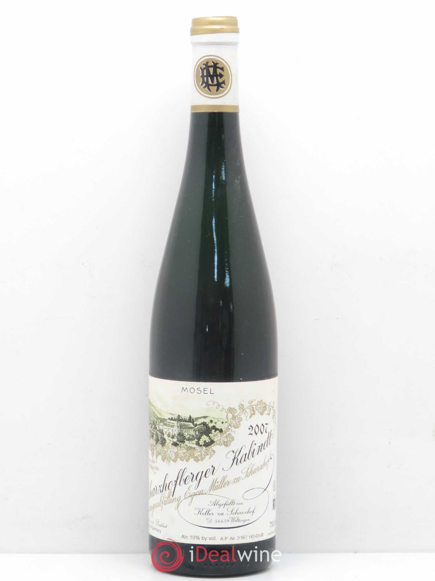 Riesling Scharzhofberger Kabinett Egon Muller 2007 - Lot de 1 bouteille - 0