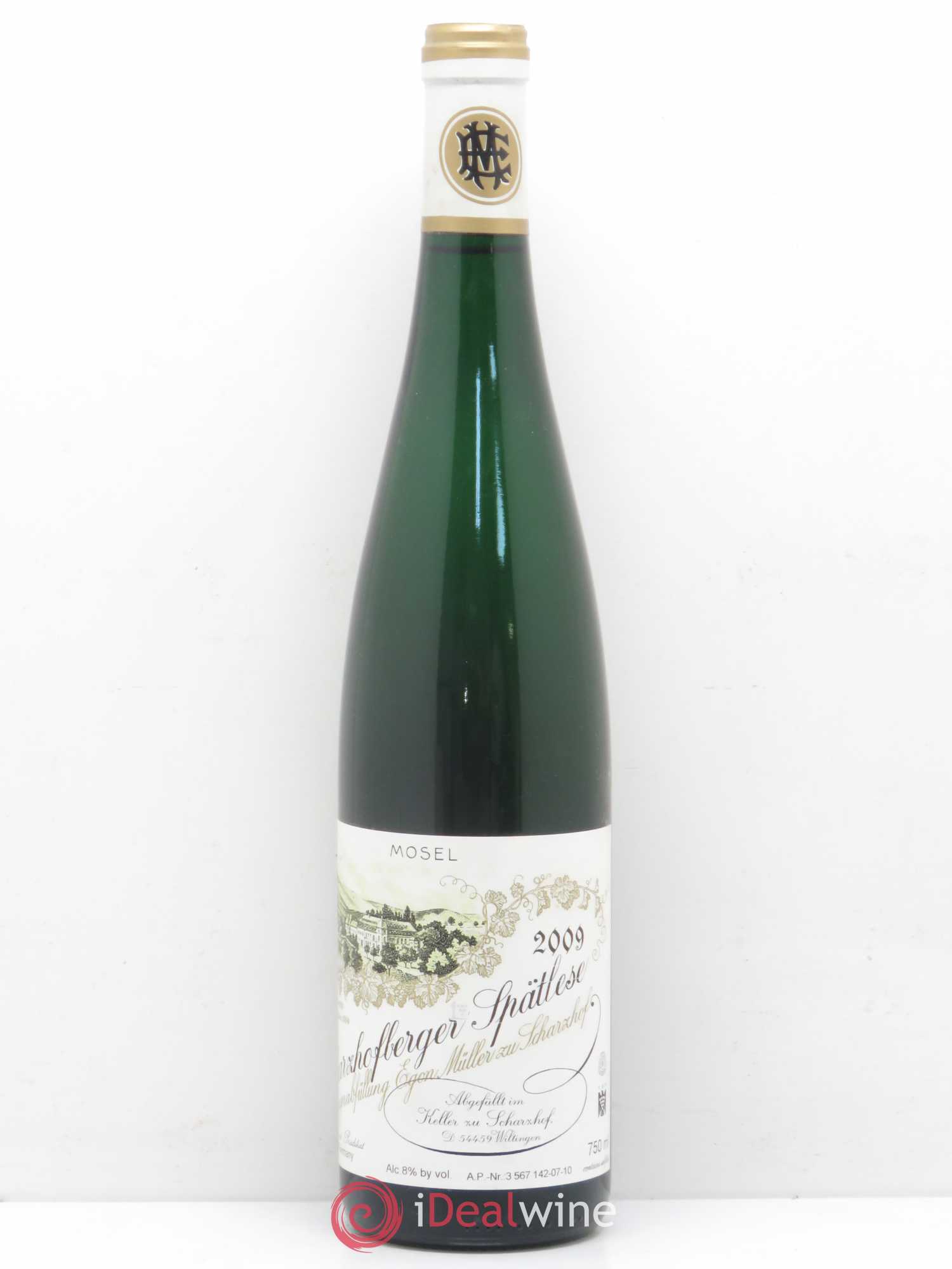 Riesling Scharzhofberger Spatlese Egon Muller 2009 - Posten von 1 Flasche - 0