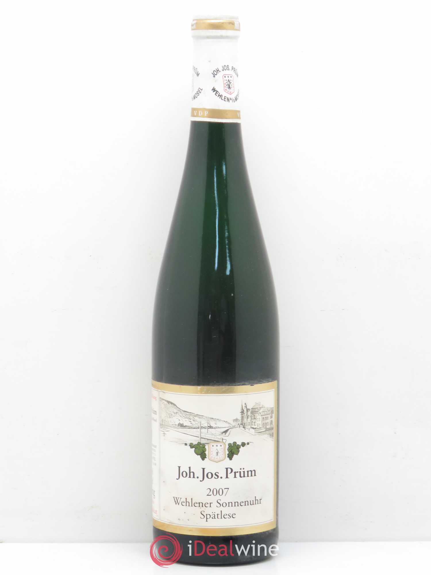 Riesling Joh. Jos. Prum Wehlener Sonnenuhr Spätlese 2007 - Posten von 1 Flasche - 0