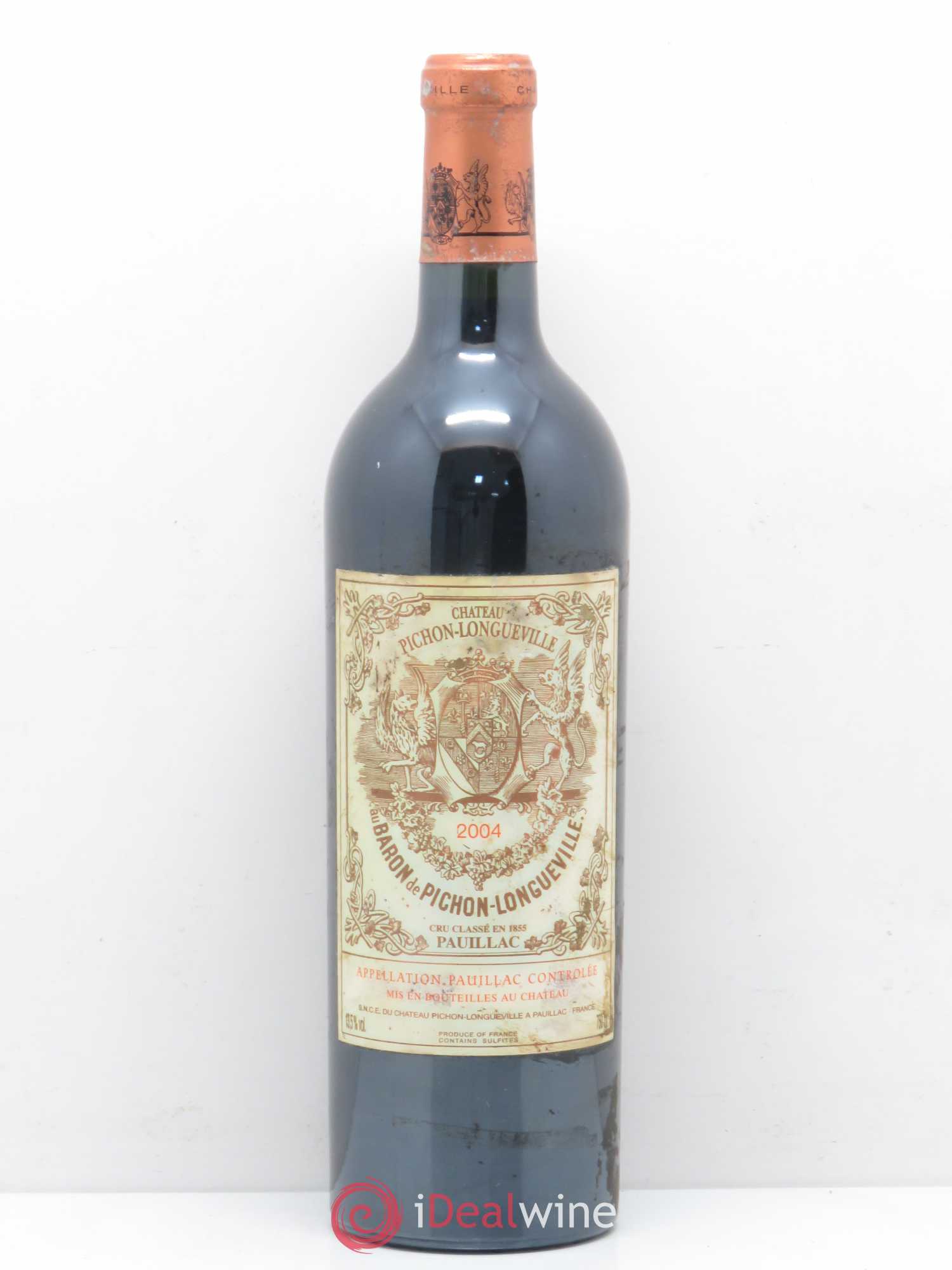 Pichon Longueville Baron 2ème Grand Cru Classé 2004 - Lot de 1 bouteille - 0