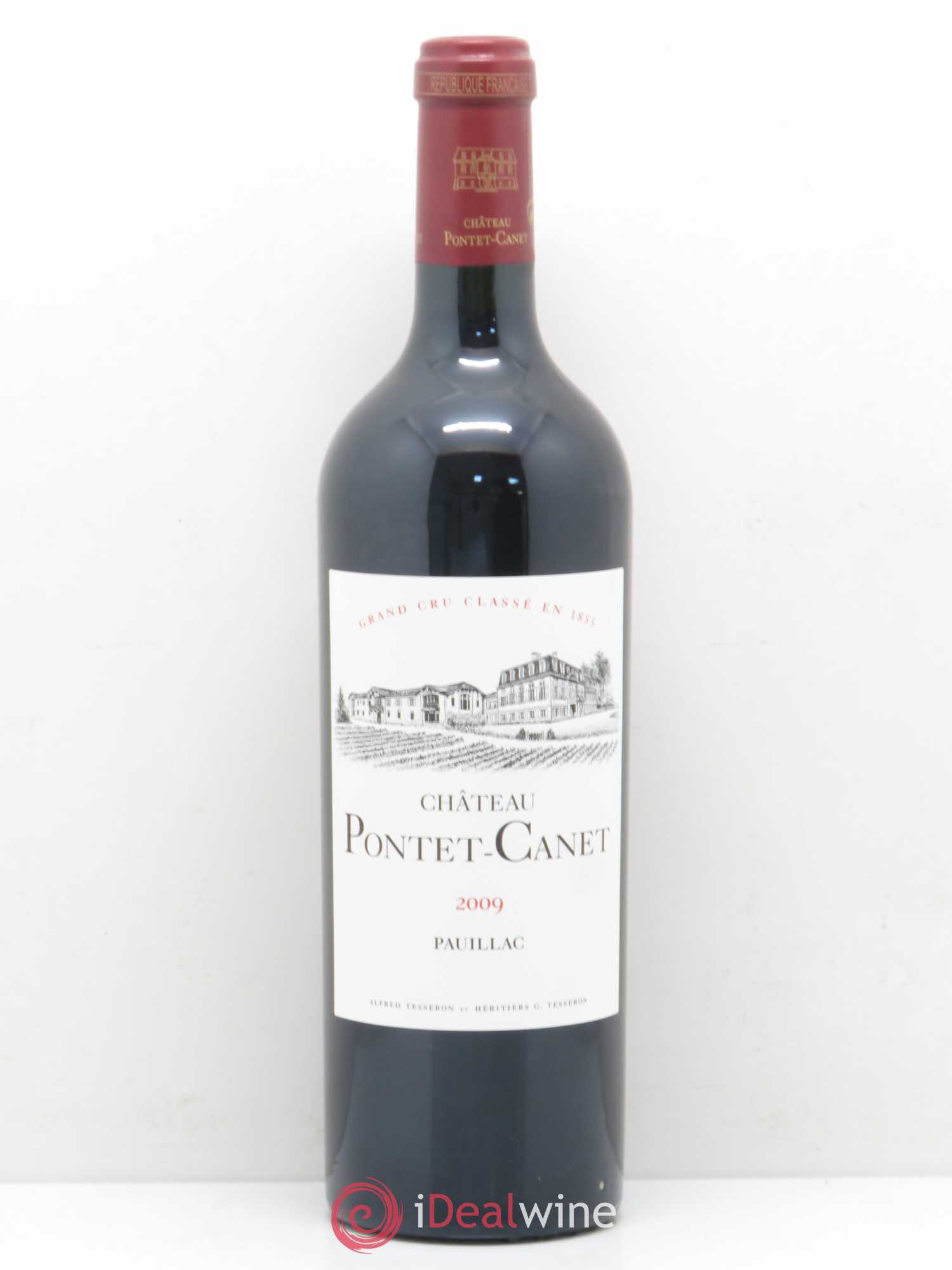 Château Pontet Canet 5ème Grand Cru Classé 2009 - Lot de 1 bouteille - 0