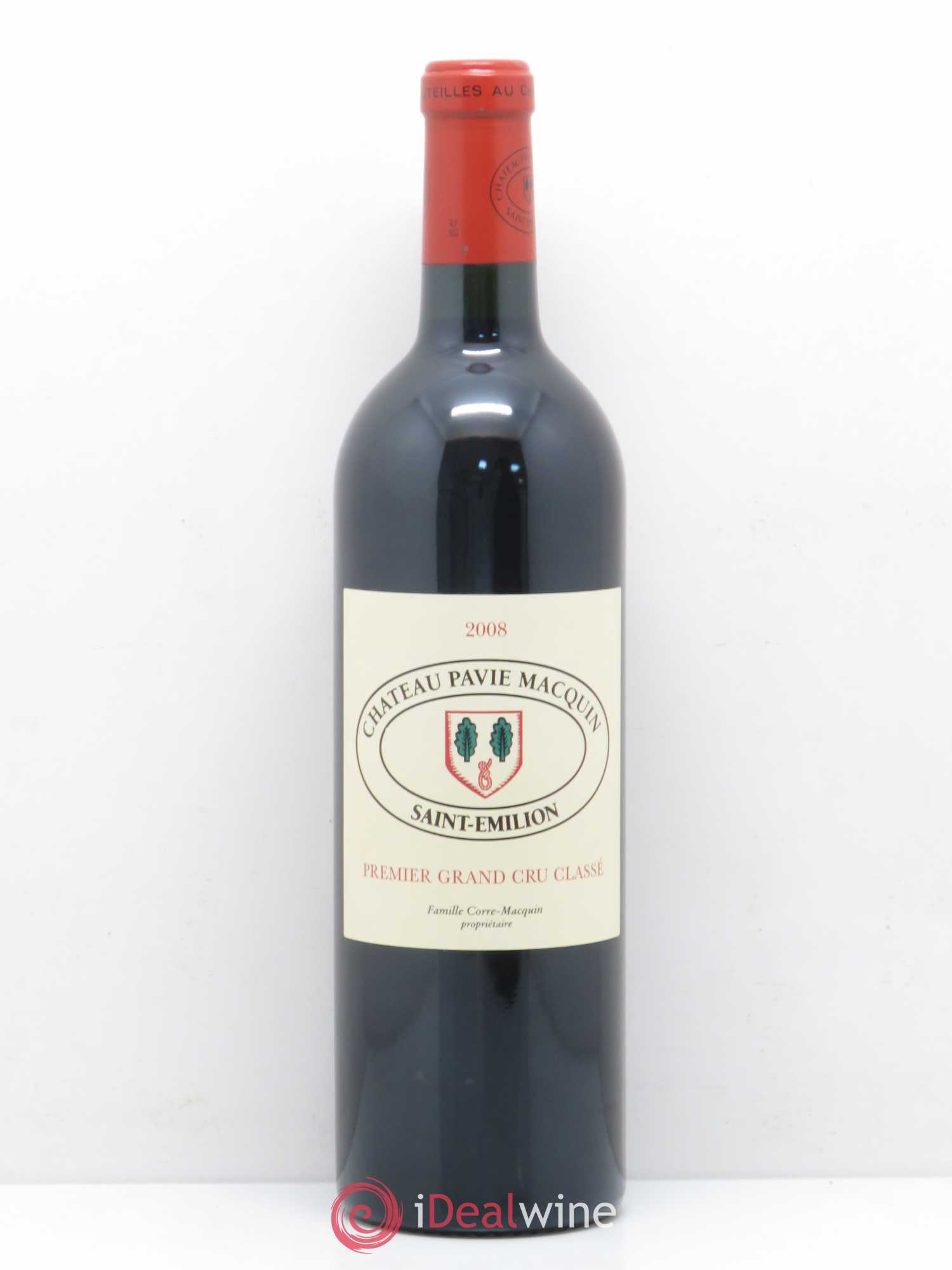 Château Pavie Macquin 1er Grand Cru Classé B 2008 - Lot de 1 bouteille - 0