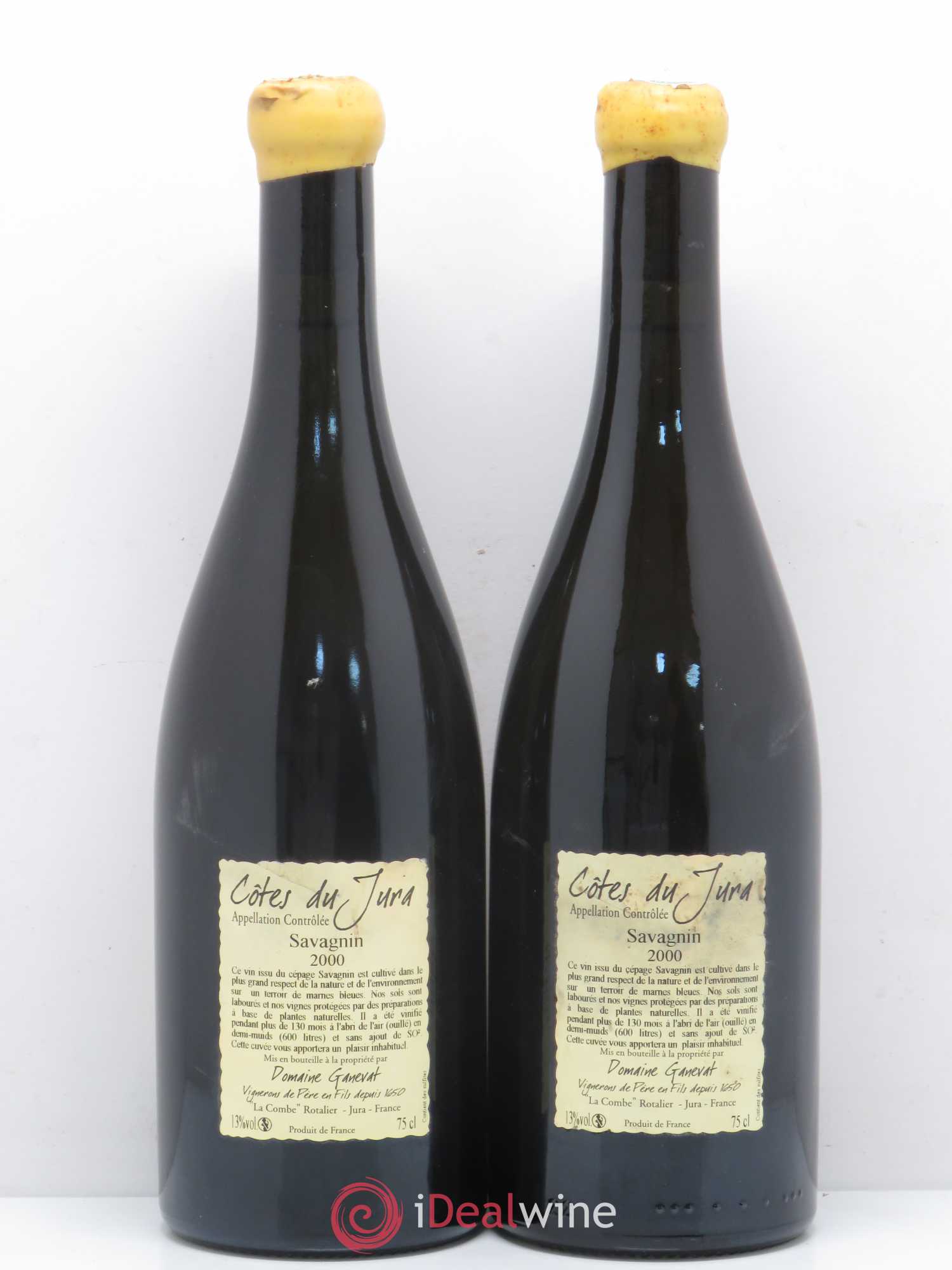 Côtes du Jura Les Vignes de mon Père Jean-François Ganevat (Domaine) 2000 - Lot de 2 bouteilles - 1