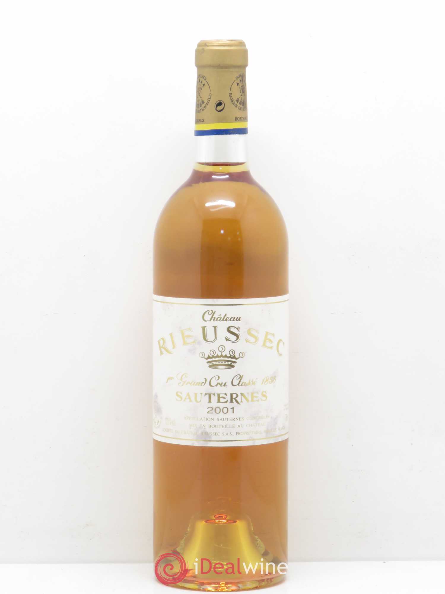 Château Rieussec 1er Grand Cru Classé 2001 - Posten von 1 Flasche - 0