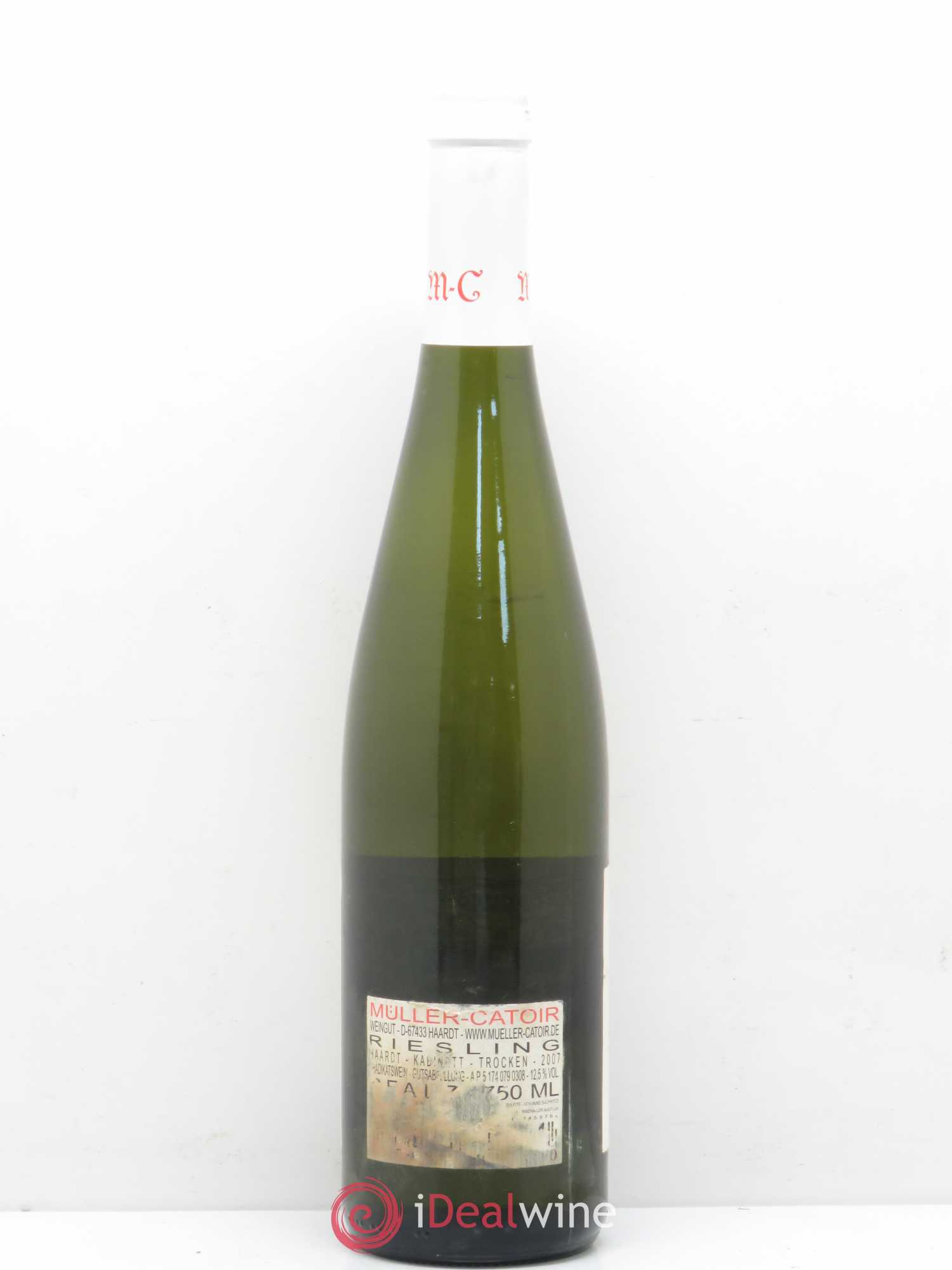 Riesling Haardt Kabinett Trocken Weingut Muller Catoir 2007 - Lot de 1 bouteille - 1