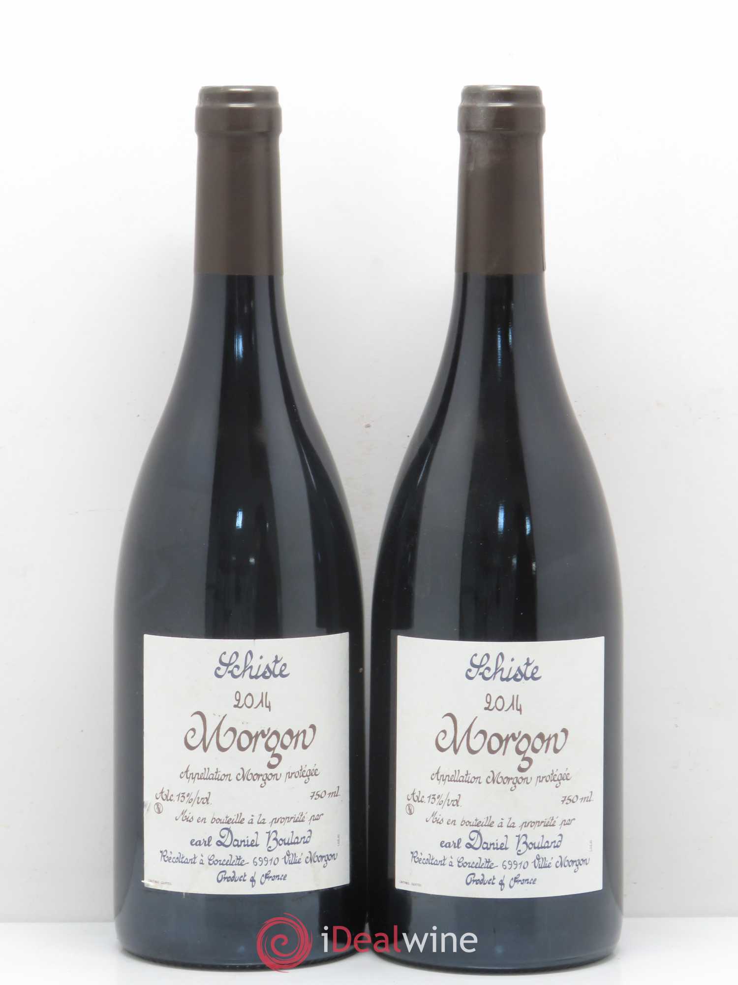 Morgon Schiste Daniel Bouland (Domaine) 2014 - Lot de 2 bouteilles - 0