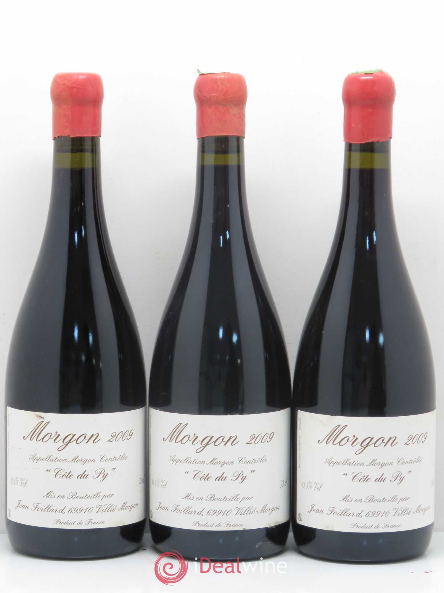 Morgon Côte du Py Jean Foillard 2009 - Lot de 5 bouteilles - 1