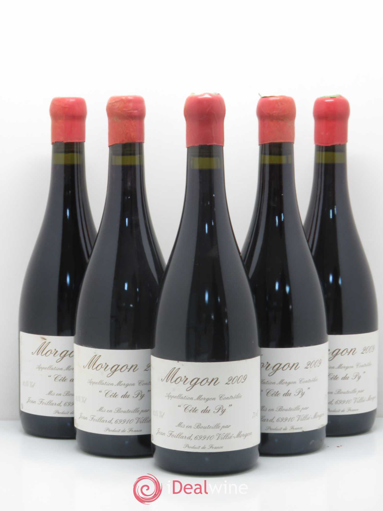 Morgon Côte du Py Jean Foillard 2009 - Lot de 5 bouteilles - 0
