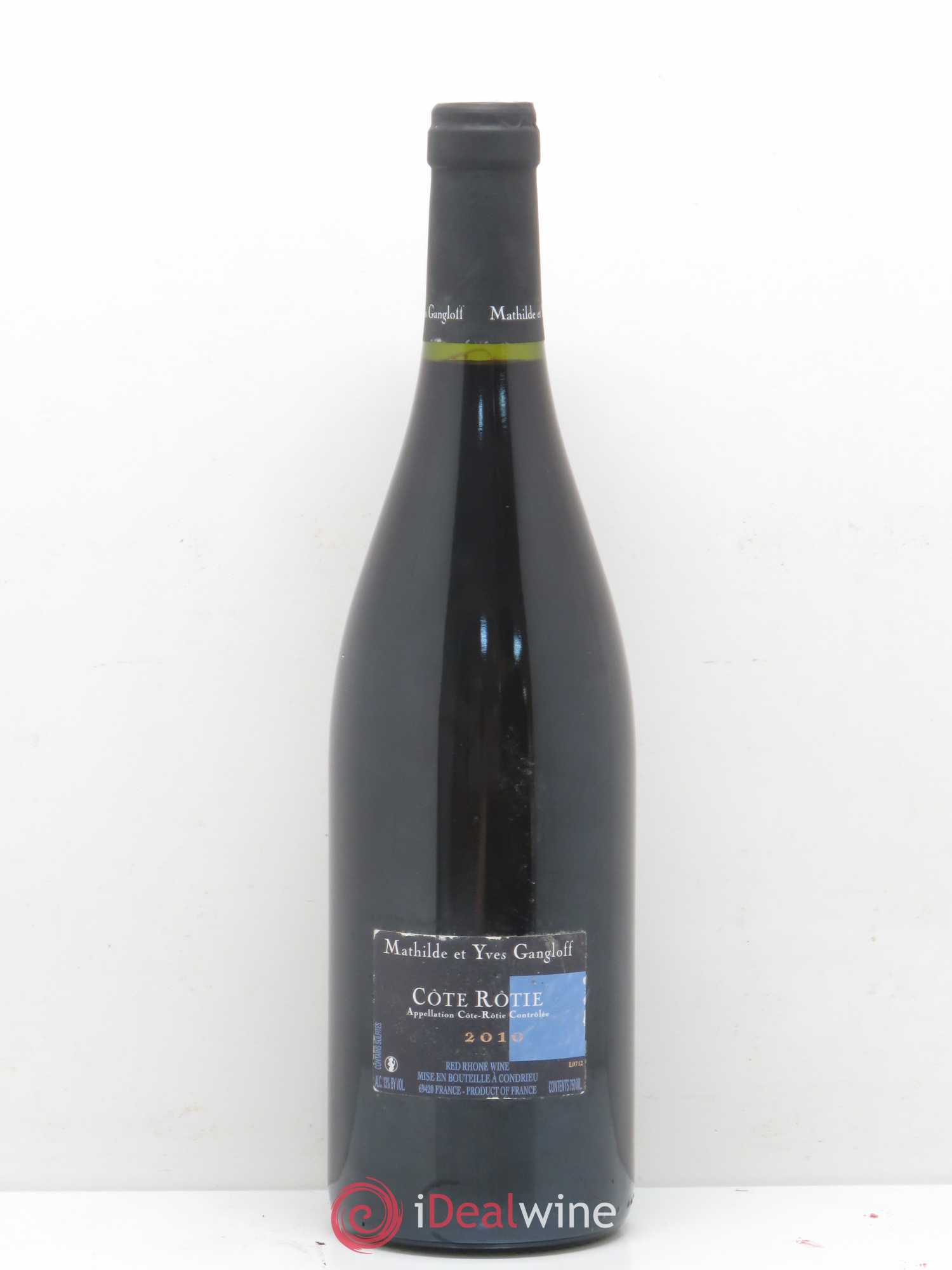 Côte-Rôtie La Barbarine Gangloff (Domaine) 2010 - Lot de 1 bouteille - 1