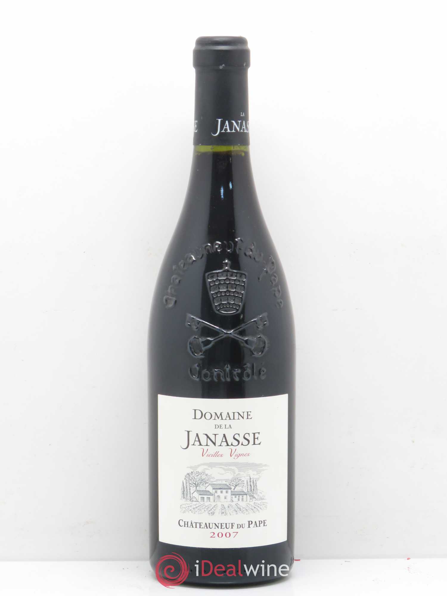 Châteauneuf-du-Pape Cuvée Vieilles Vignes La Janasse (Domaine de) 2007 - Lot de 1 bouteille - 0