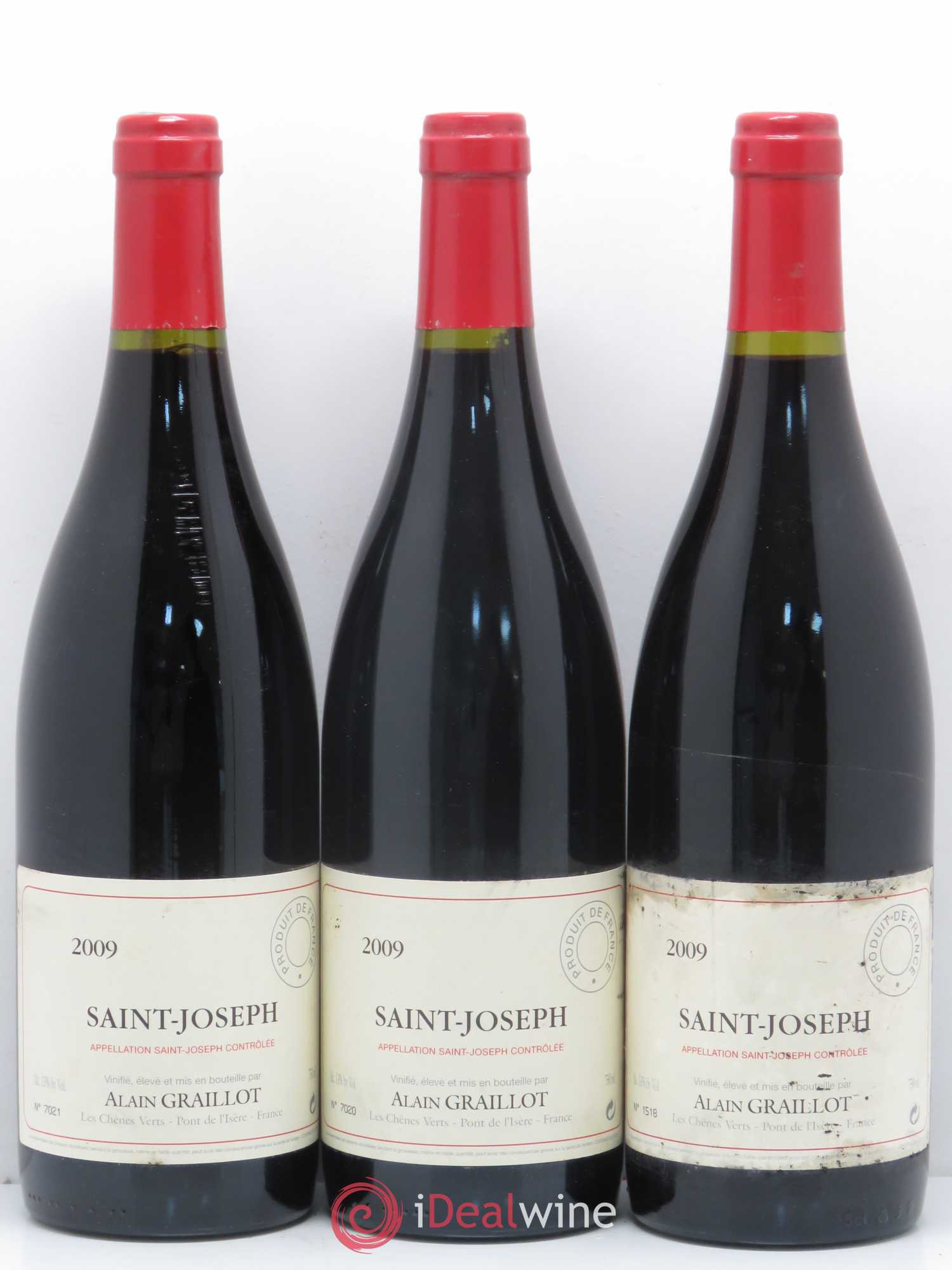 Saint-Joseph Domaine Graillot 2009 - Lot de 3 bouteilles - 0