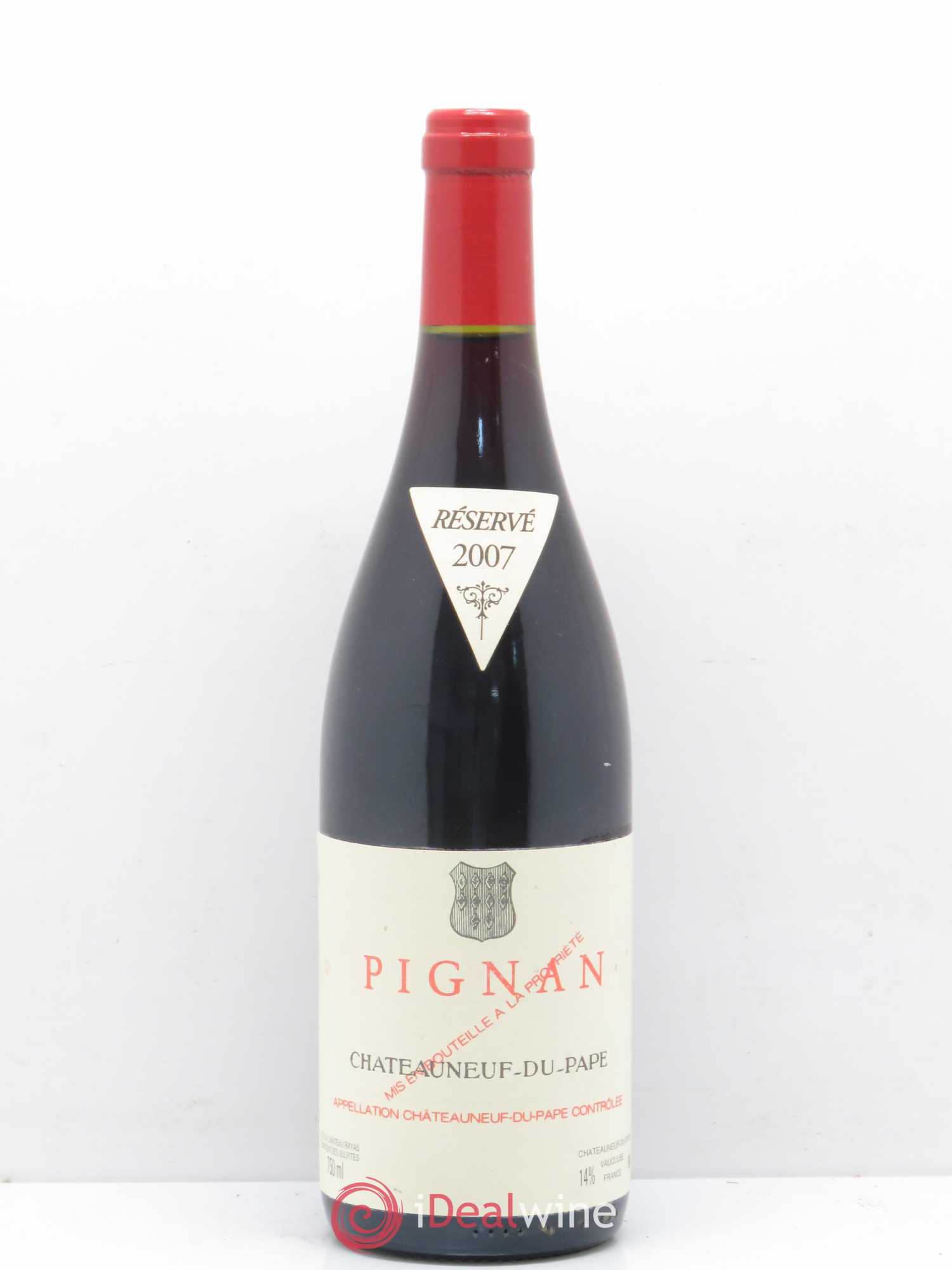 Châteauneuf-du-Pape Pignan Emmanuel Reynaud 2007 - Lot de 1 bouteille - 0