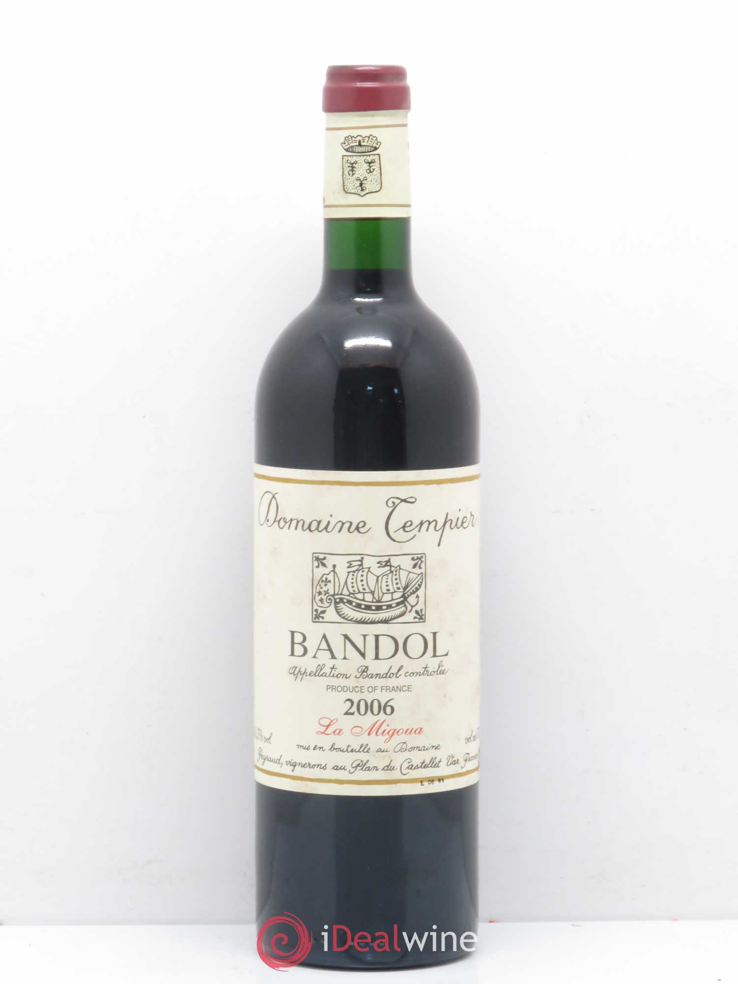 Bandol Domaine Tempier Cuvée La Migoua Famille Peyraud 2006 - Lot de 1 bouteille - 0