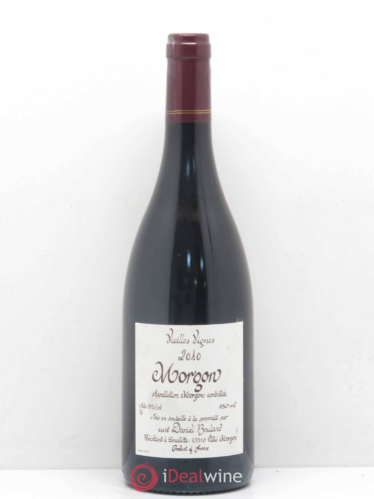 Morgon Vieilles Vignes Daniel Bouland (Domaine) 2010 - Lot de 1 bouteille - 0