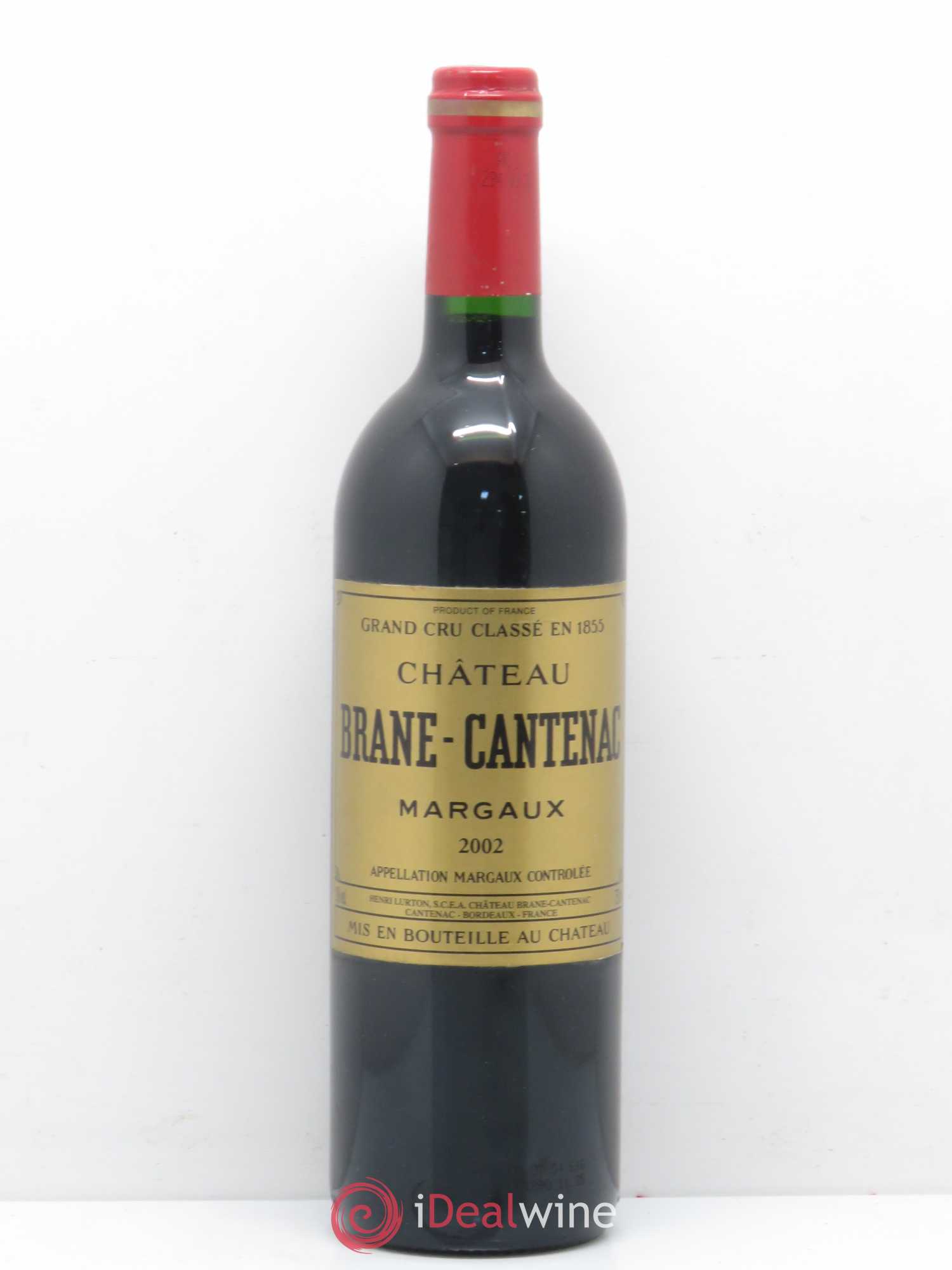 Château Brane Cantenac 2ème Grand Cru Classé 2002 - Lot de 1 bouteille - 0