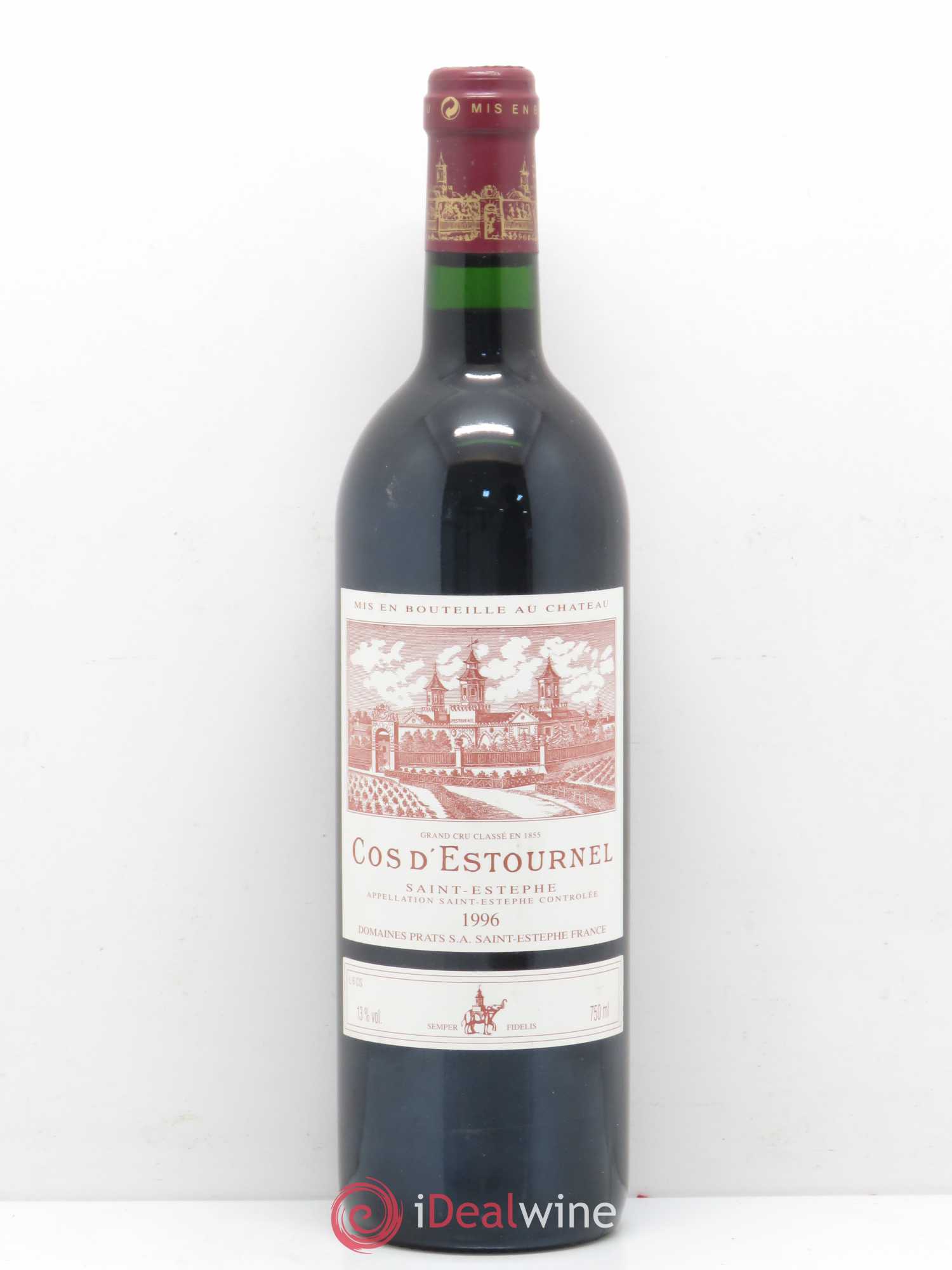 Cos d'Estournel 2ème Grand Cru Classé 1996 - Lot de 1 bouteille - 0
