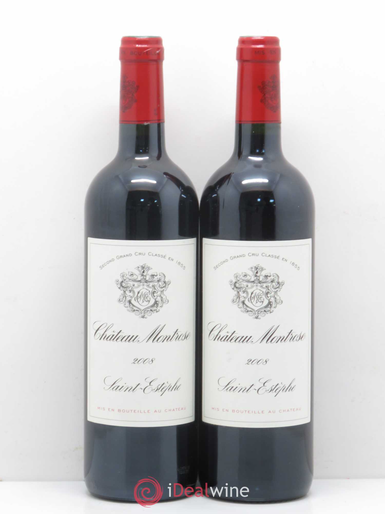 Château Montrose 2ème Grand Cru Classé 2008 - Lot de 2 bouteilles - 0