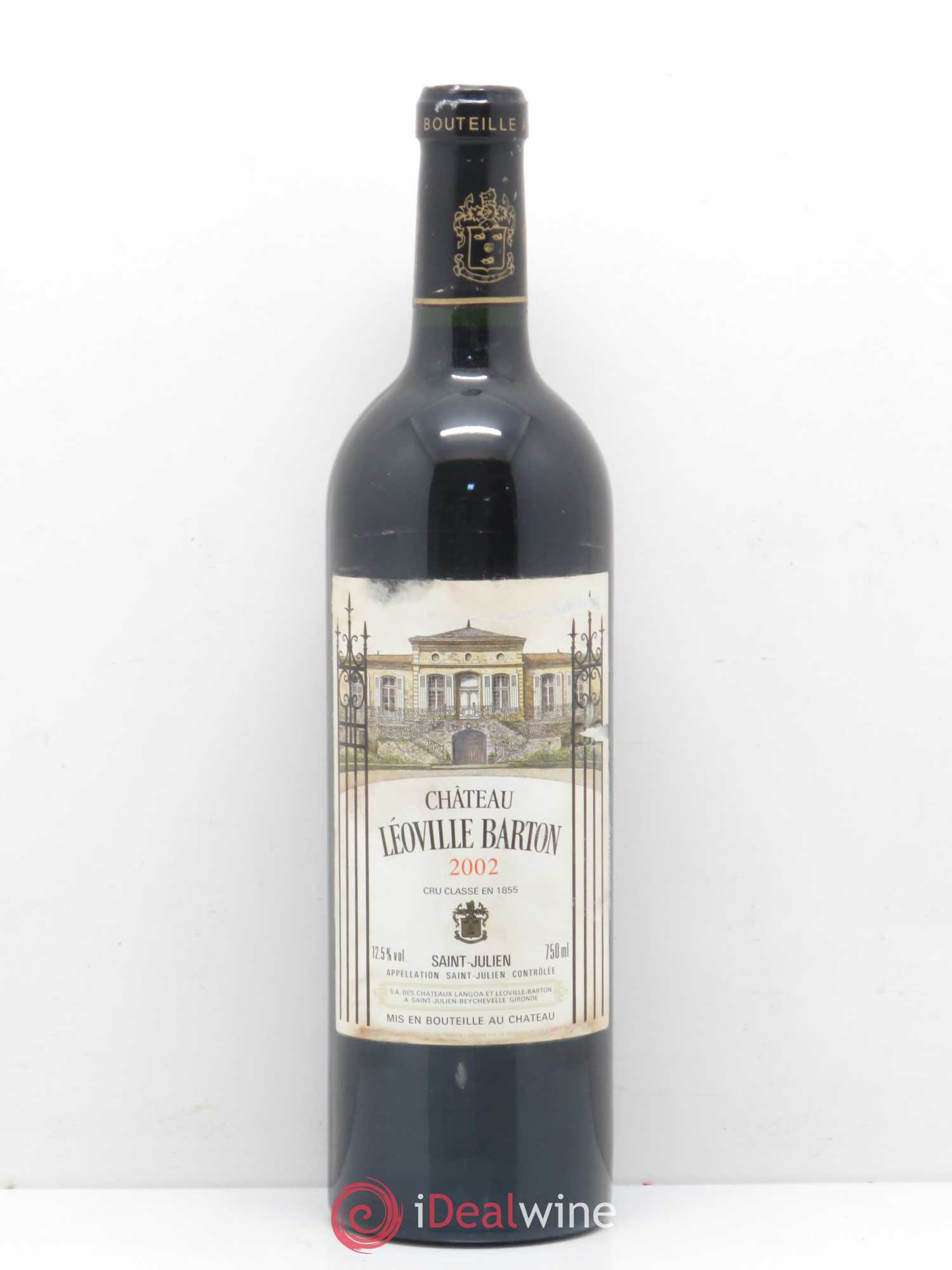 Château Léoville Barton 2ème Grand Cru Classé 2002 - Lot de 1 bouteille - 0