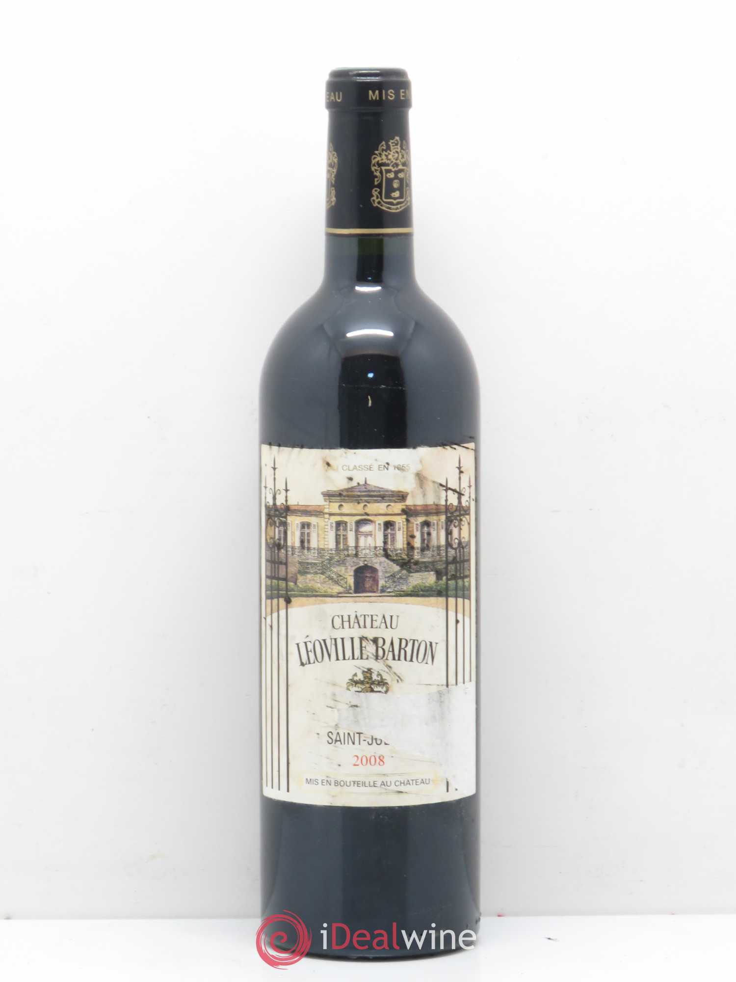 Château Léoville Barton 2ème Grand Cru Classé 2008 - Lot de 1 bouteille - 0