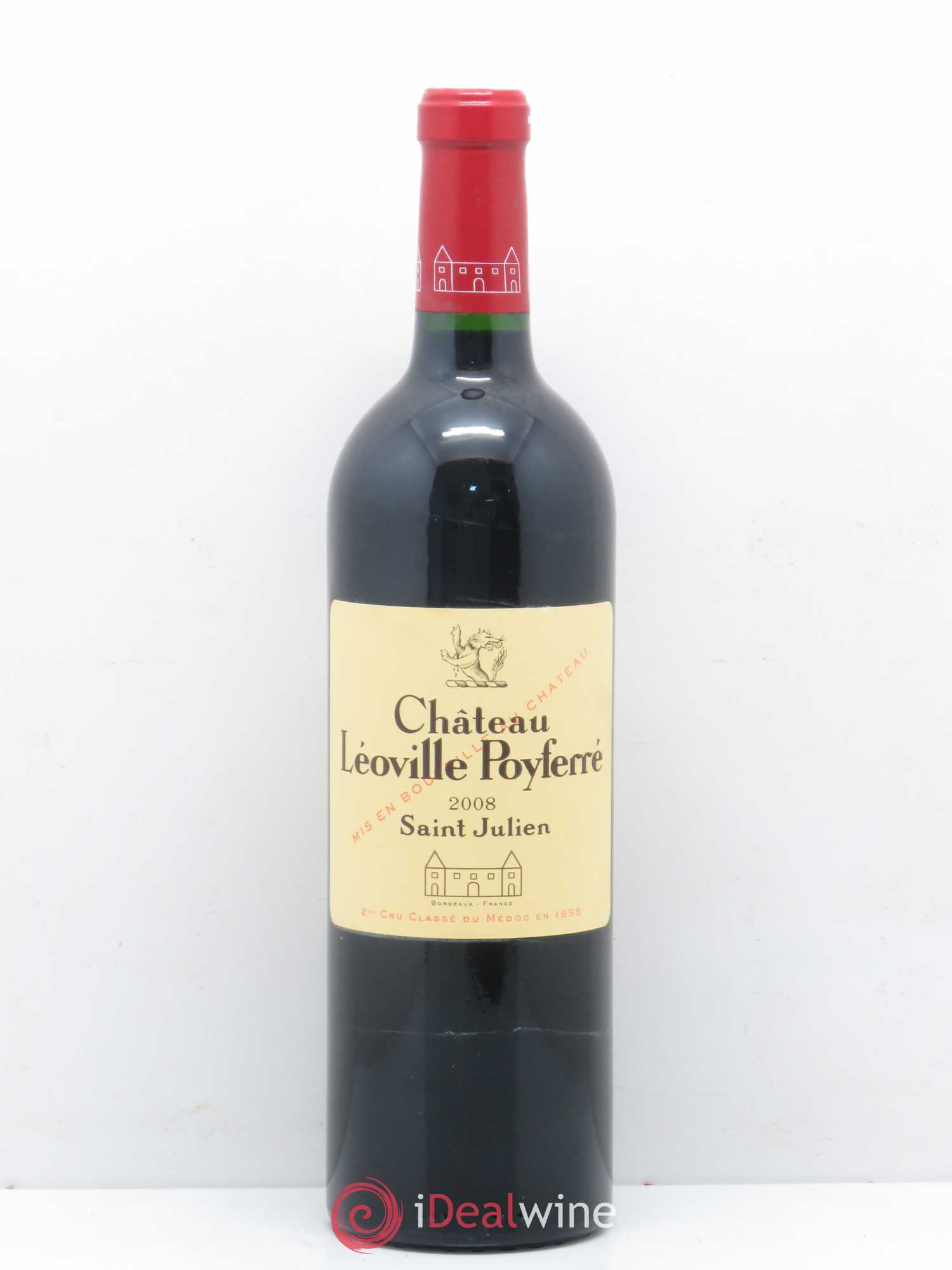 Château Léoville Poyferré 2ème Grand Cru Classé 2008 - Lot de 1 bouteille - 0