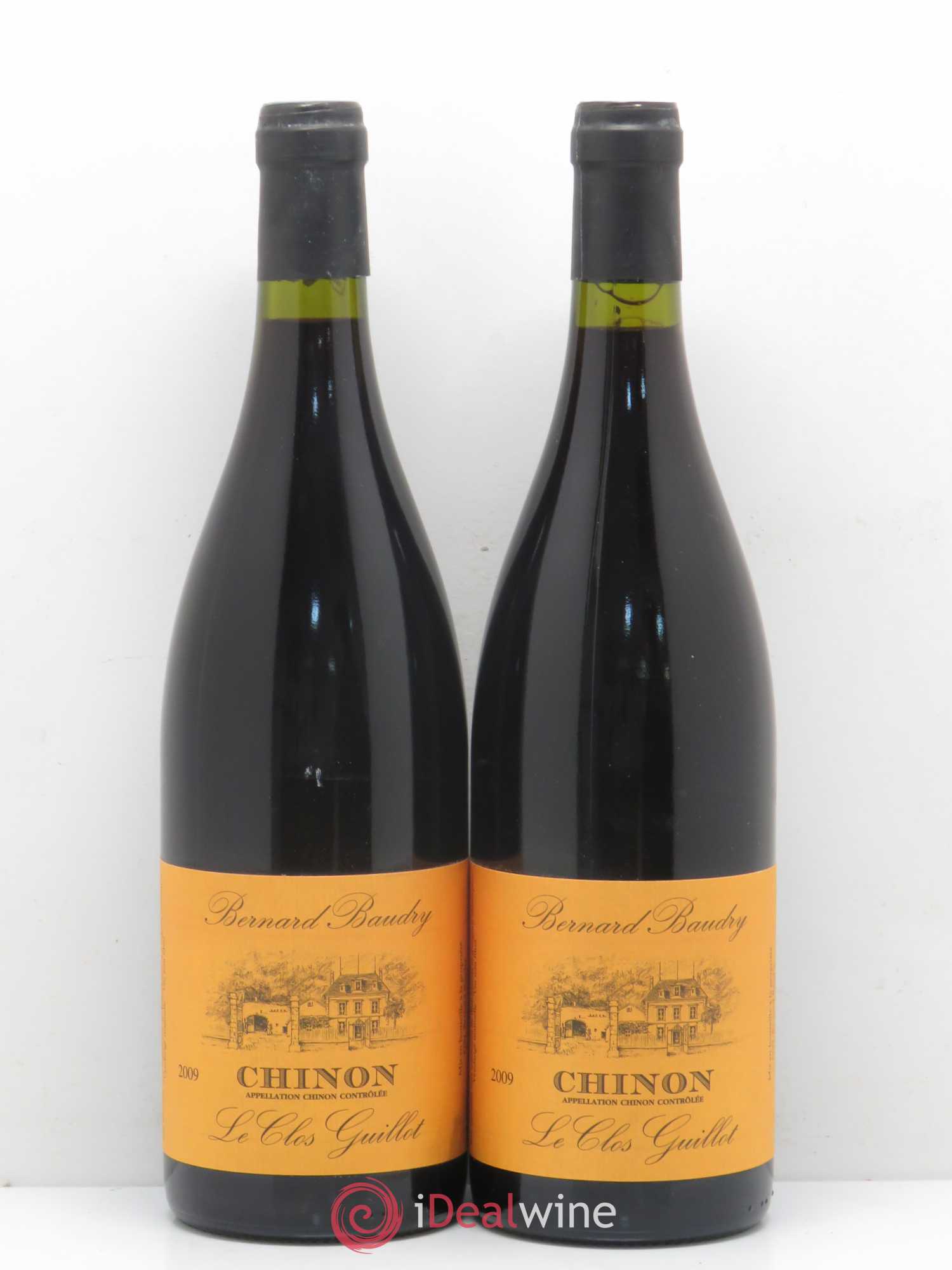 Chinon Le Clos Guillot Bernard Baudry 2009 - Lot de 2 bouteilles - 0