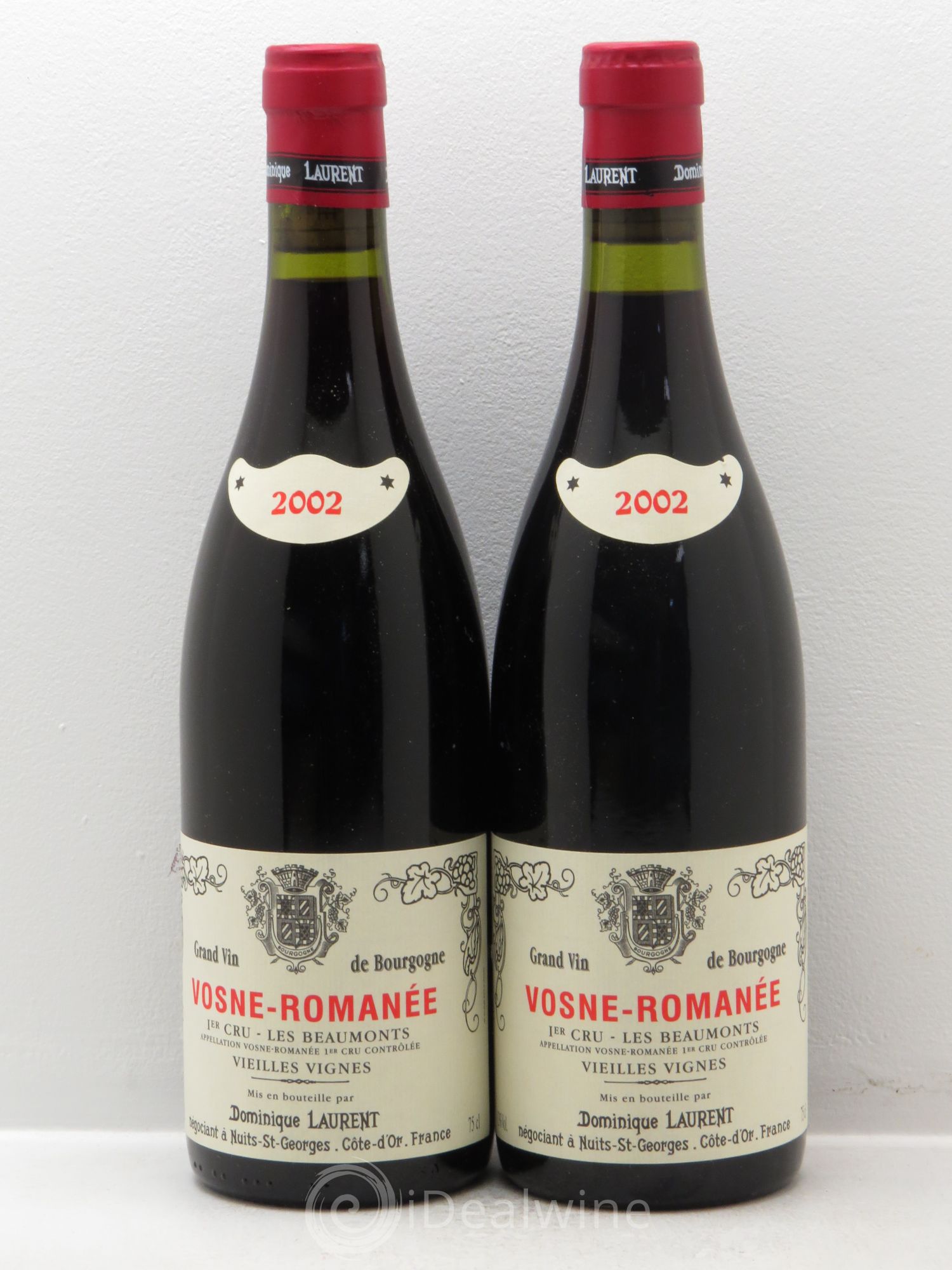 Vosne-Romanée 1er Cru Dominique Laurent 2002 - Lot de 2 bouteilles - 0
