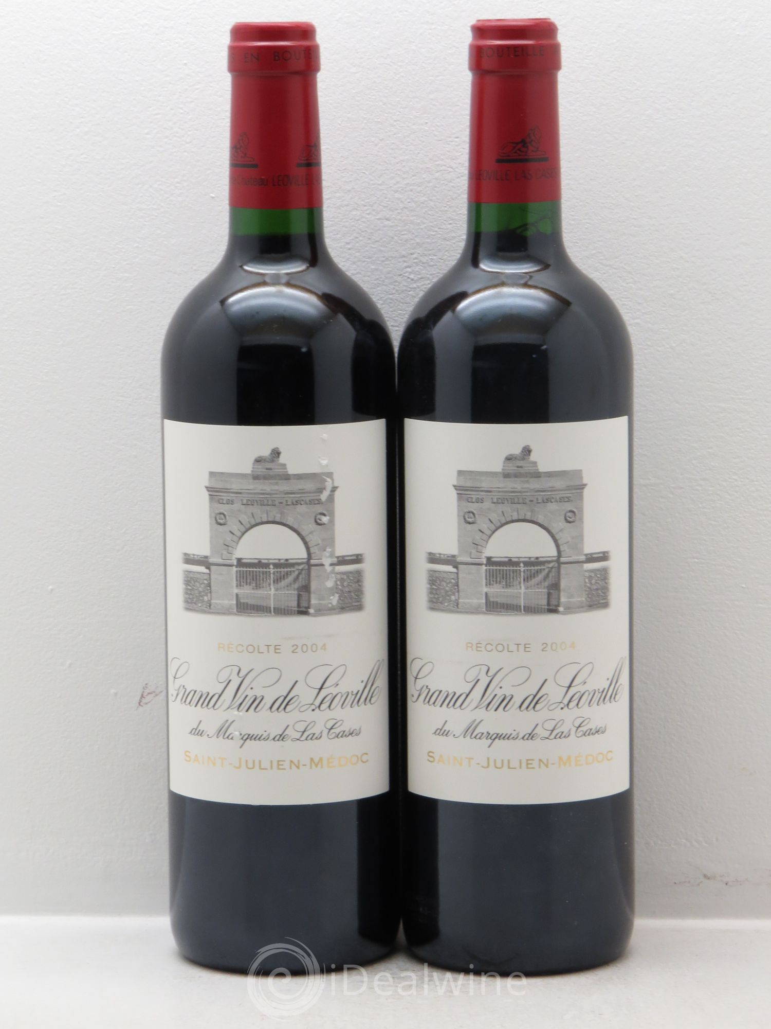 Château Léoville Las Cases 2ème Grand Cru Classé 2004 - Lot de 2 bouteilles - 0