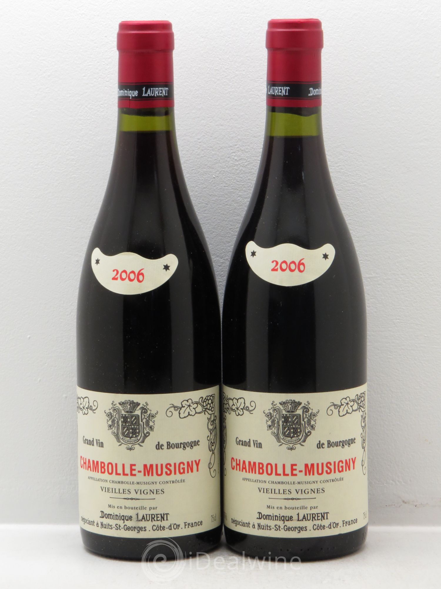 Chambolle-Musigny Dominique Laurent Vieilles Vignes 2006 - Lot de 2 bouteilles - 0
