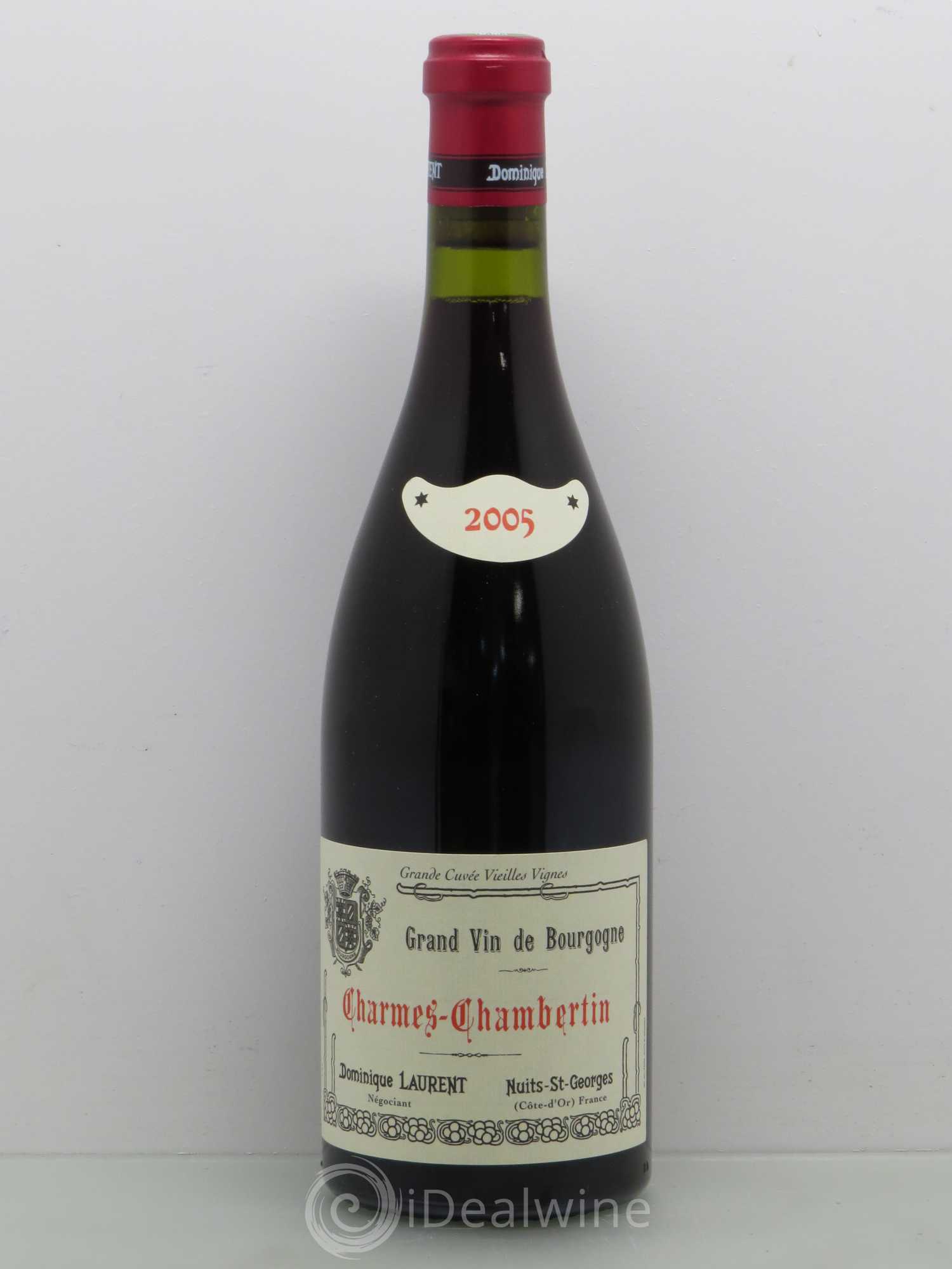 Charmes-Chambertin Grand Cru Dominique Laurent Vieilles Vignes 2005 - Posten von 1 Flasche - 0