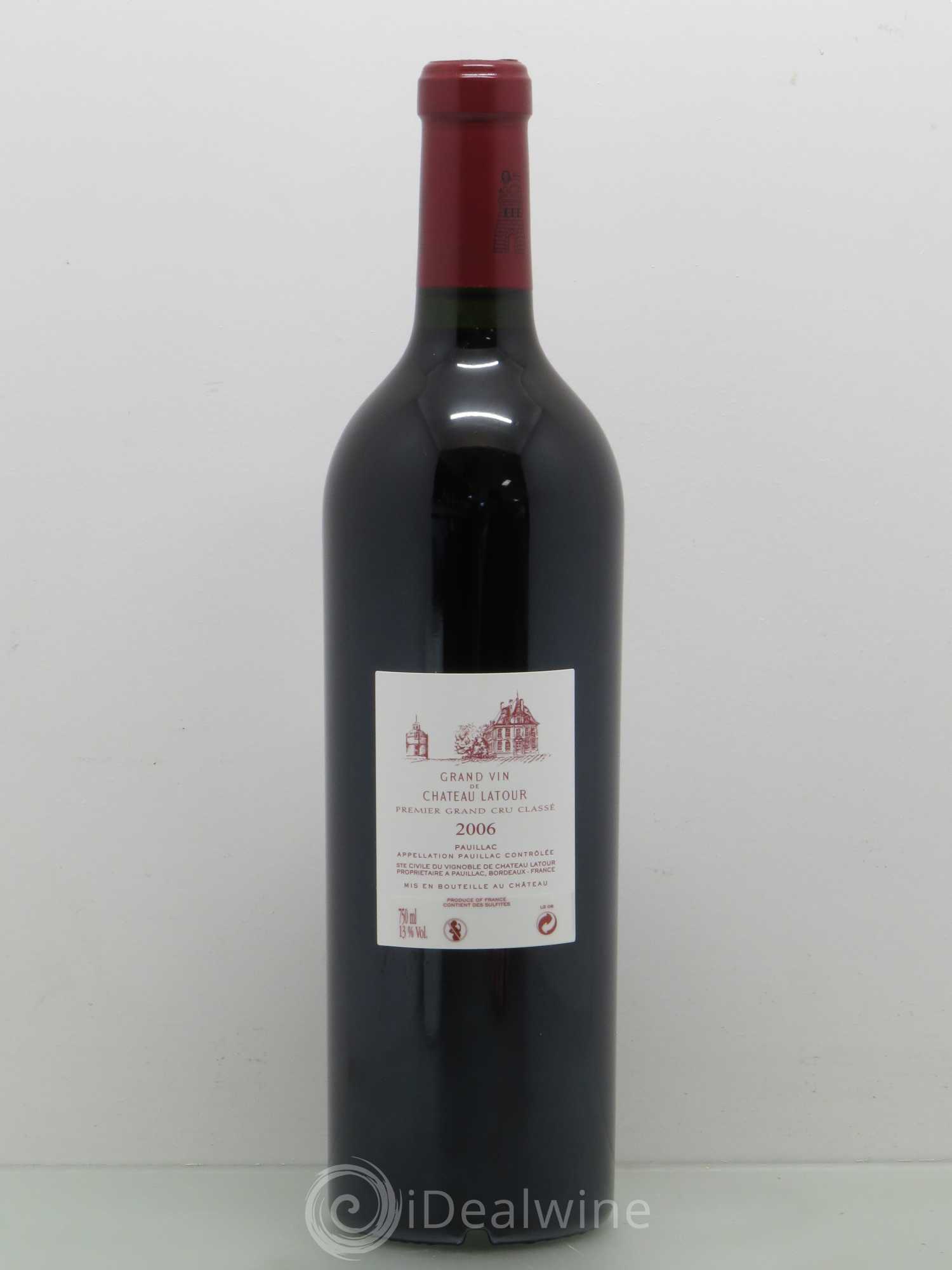 Château Latour 1er Grand Cru Classé 2006 - Lot de 1 bouteille - 1